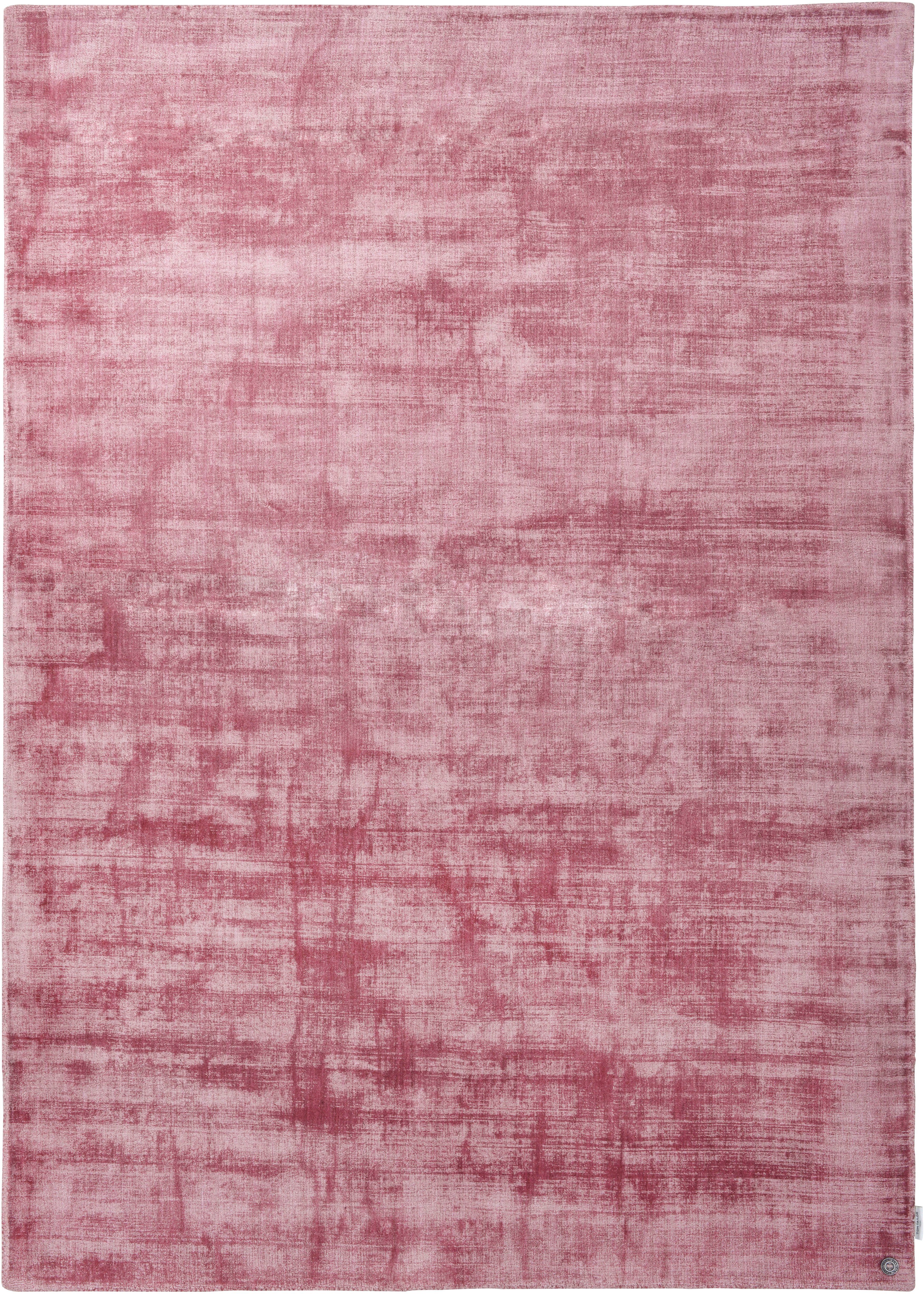 TOM TAILOR HOME Vloerkleed Shine uni Handgeweven vloerkleed, 100% viscose, met de hand geweven, met elegante glans moderne vloerkleden maat 85x155 cm