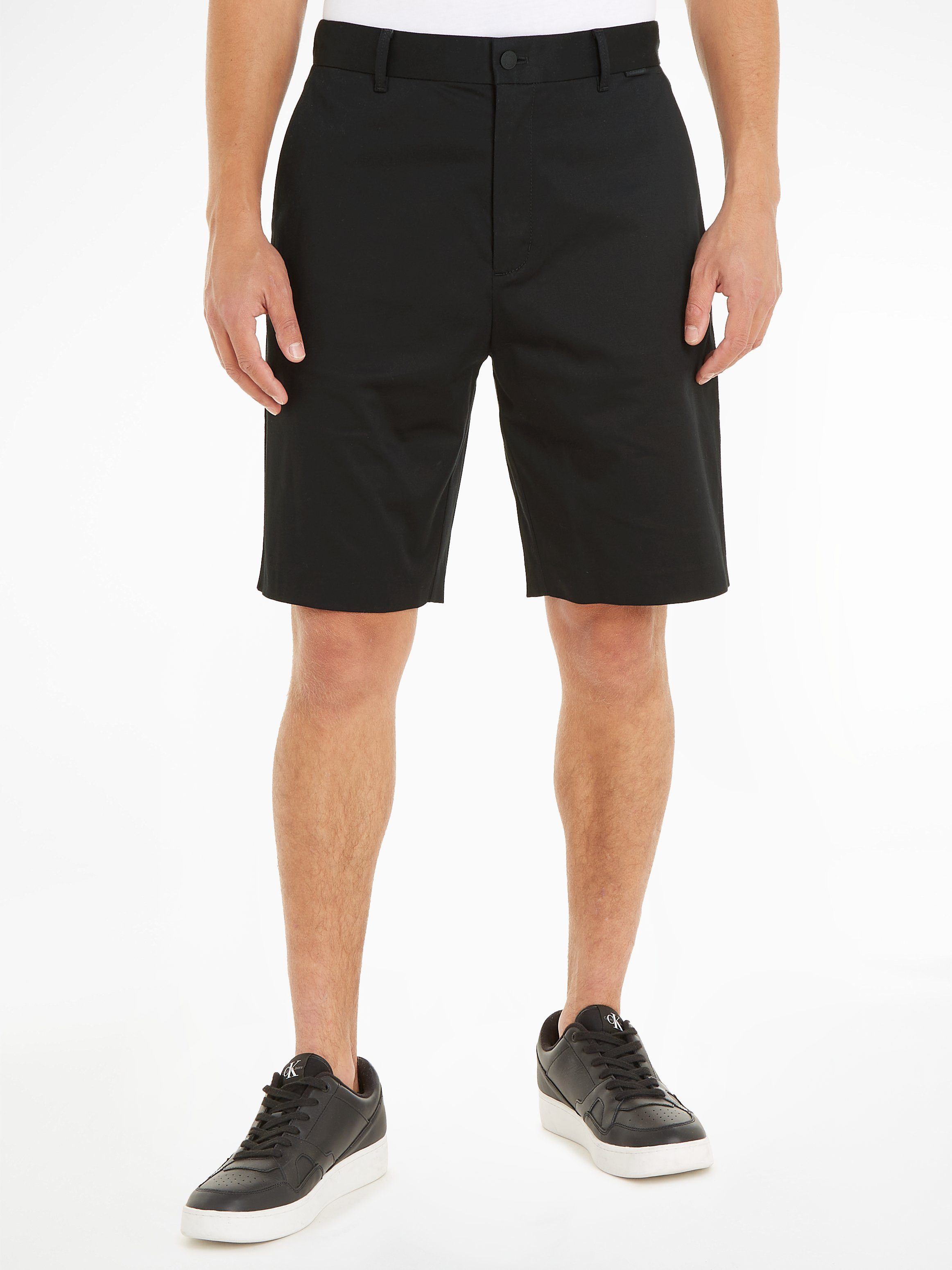 Calvin Klein Chino-short SATEEN STRETCH REGULAR STRAIGHT