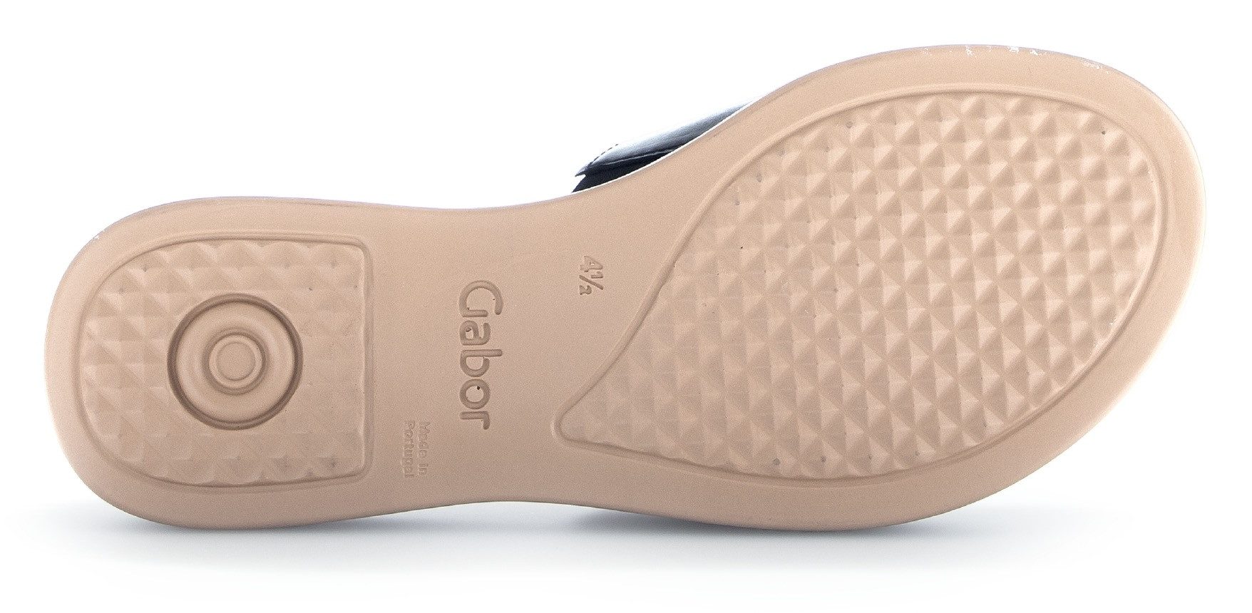 Gabor Slippers Rhodos , zomerschoen, comfortabele schoen, klein elastiek, breedte g (=breed)