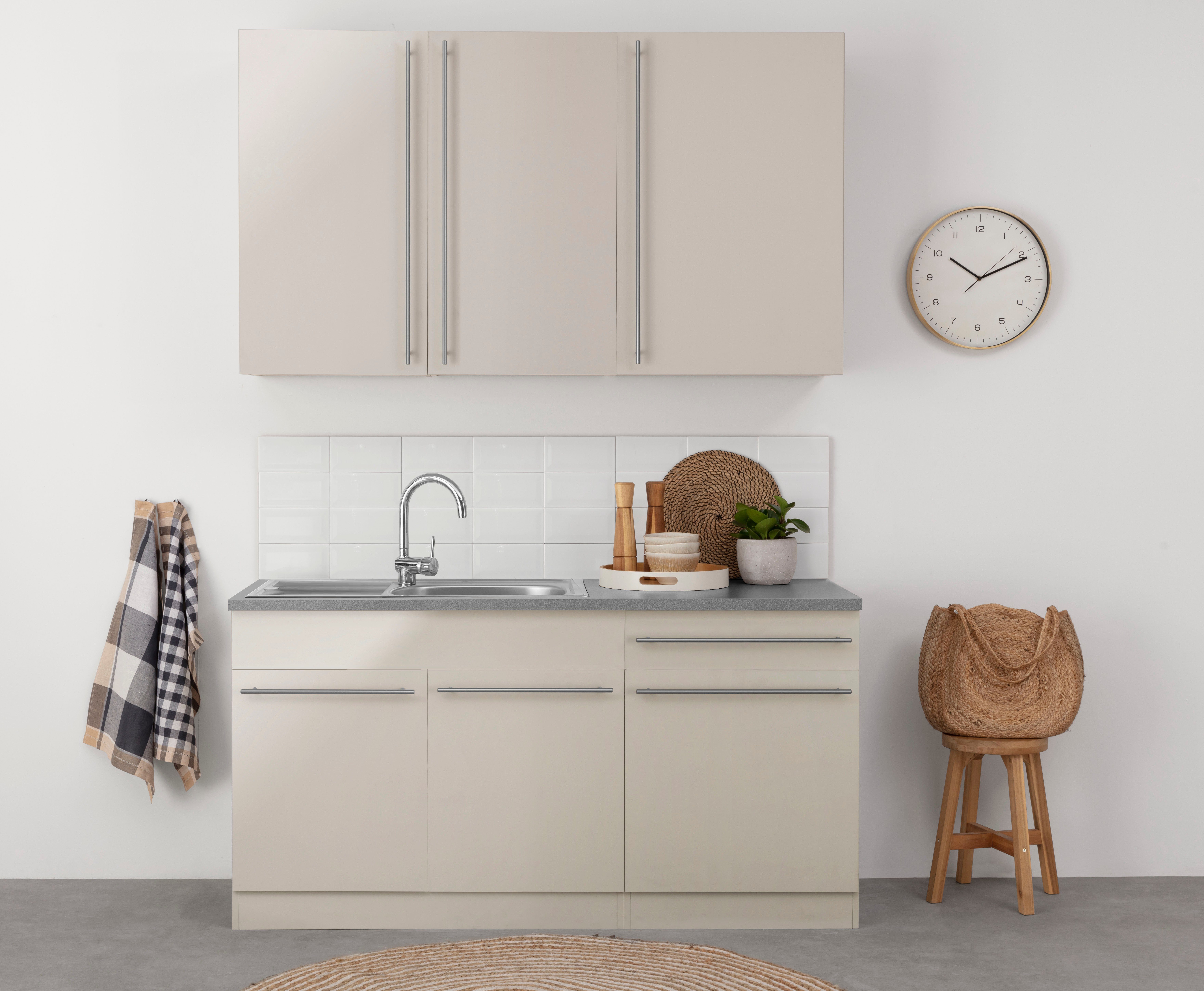 wiho Küchen Pantry keuken Chicago zonder elektrische apparaten, breedte 160 cm