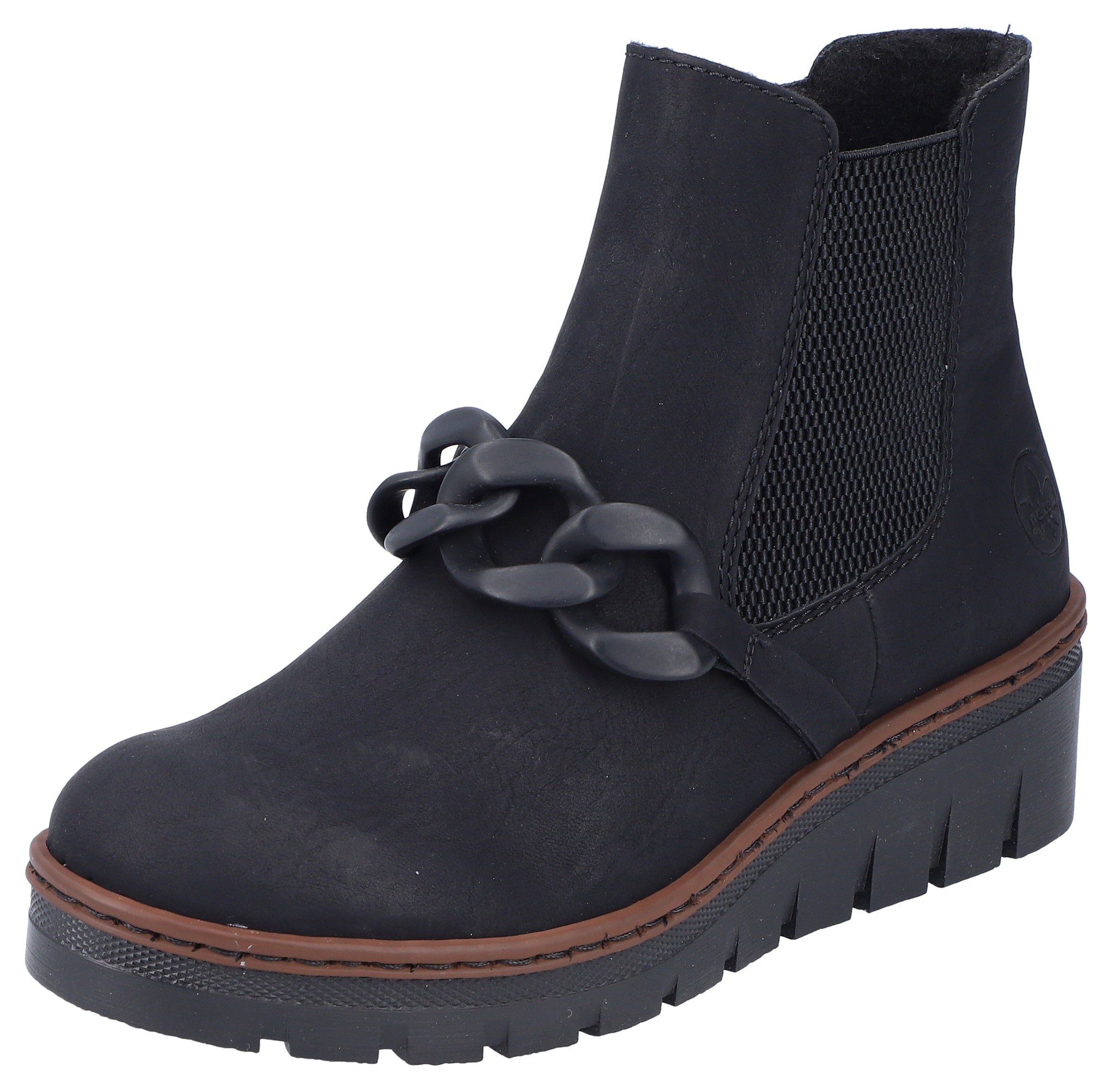 Rieker Chelsea-boots met karakteristieke stretchinzet