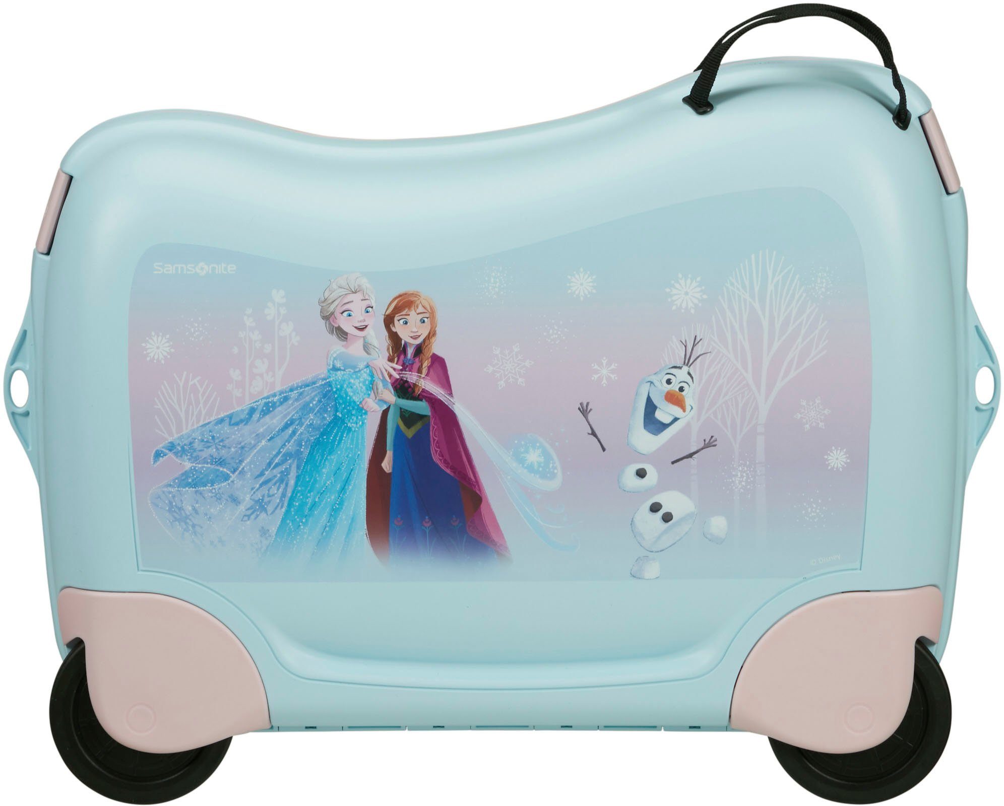 Samsonite Kinderkoffer Dream2Go Ride-on Trolley Disney Frozen Kinder reis koffer handbagage om op te zitten en te trekken