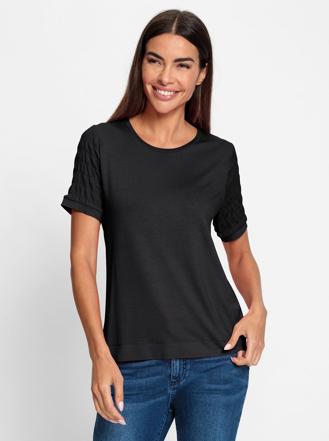 heine Shirt met ronde hals Shirt (1-delig)
