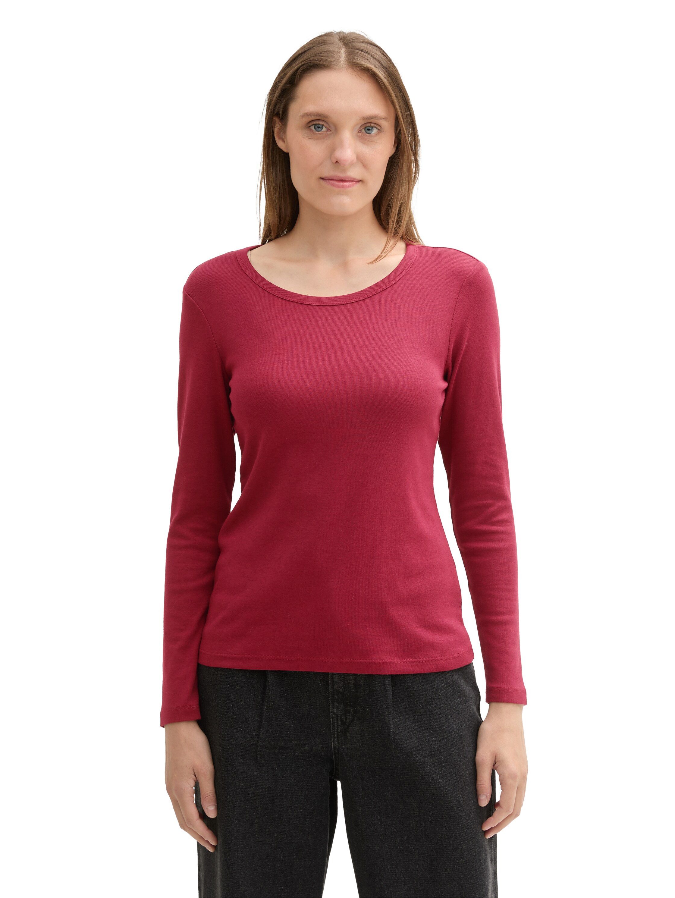 Tom Tailor T-shirt dames t-shirts maat L (40) rood