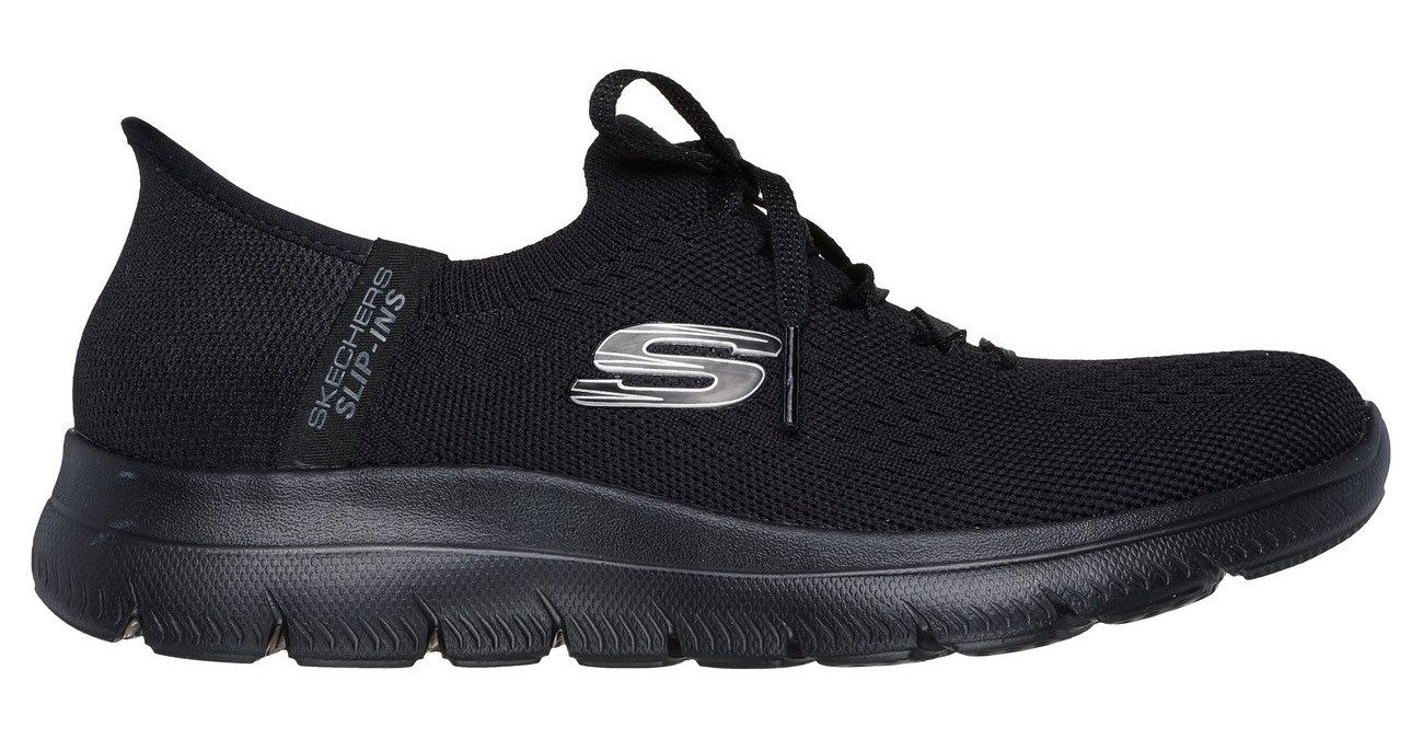Skechers Slip-on sneakers SUMMITS-NEW DAILY , slippers, vrijetijdsschoen in vegan uitvoering