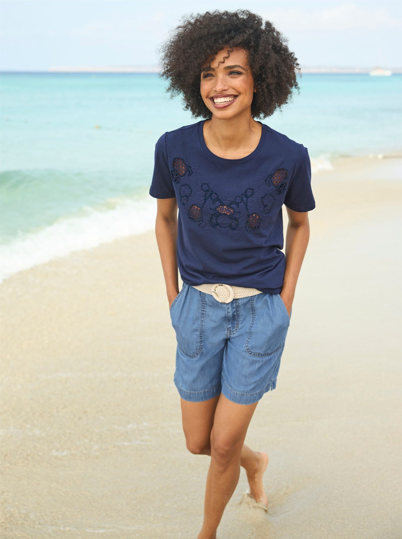 heine Jeansshort (1-delig)