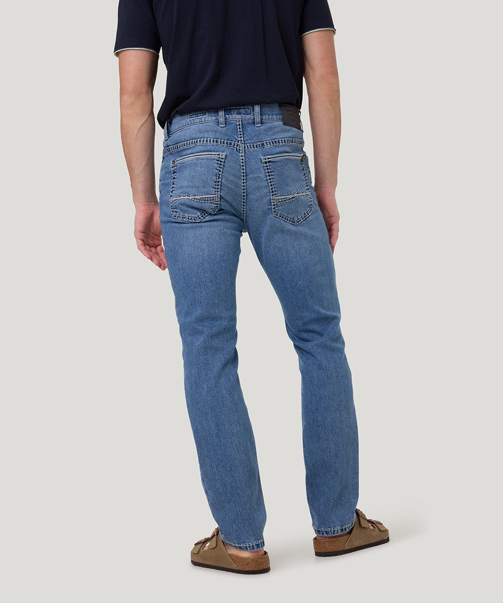 Pioneer Authentic Jeans Straight jeans Rando dikke naden