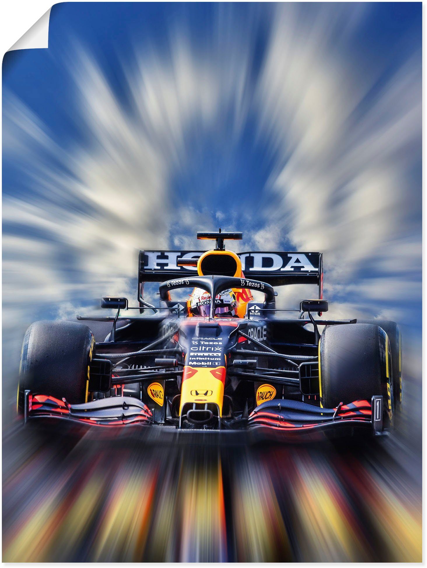 Moment Speciaal scherp Artland Artprint Max Verstappen - wereldkampioen Formule 1? Bestel nu bij |  OTTO