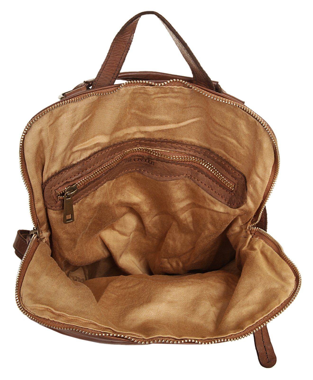 Samantha Look Rugzak echt leer, made in italy