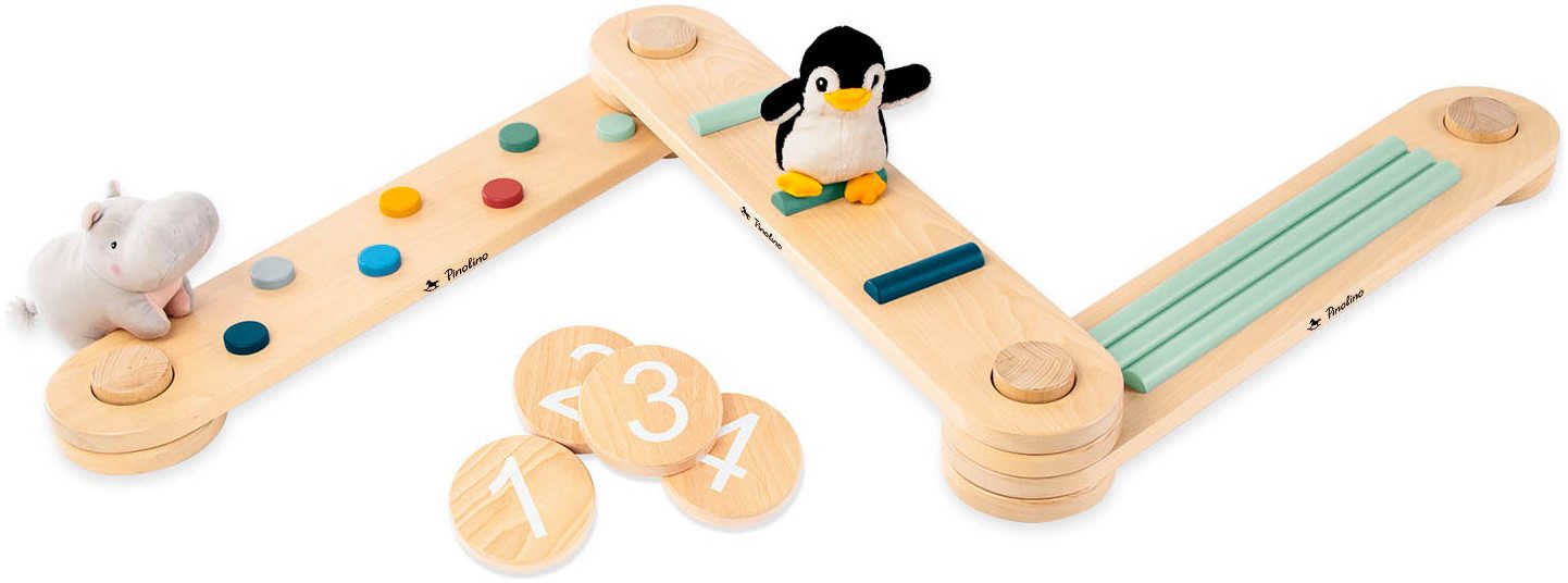 Pinolino® Balancetrainer Balance-Set »Kari« mit Parcours und Steinen mit Zahlen (13-delig)
