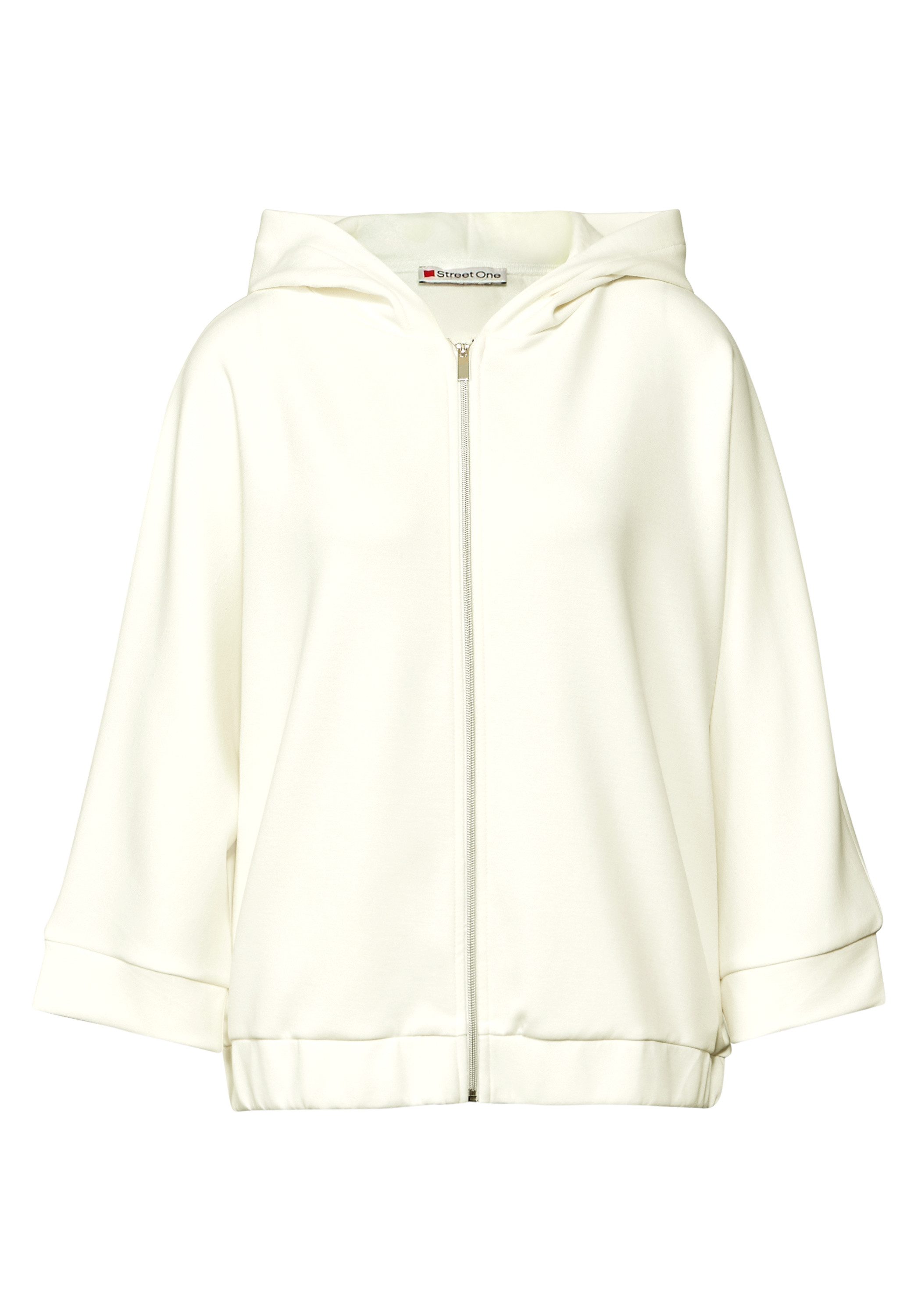 STREET ONE Hoodie in silk-look
