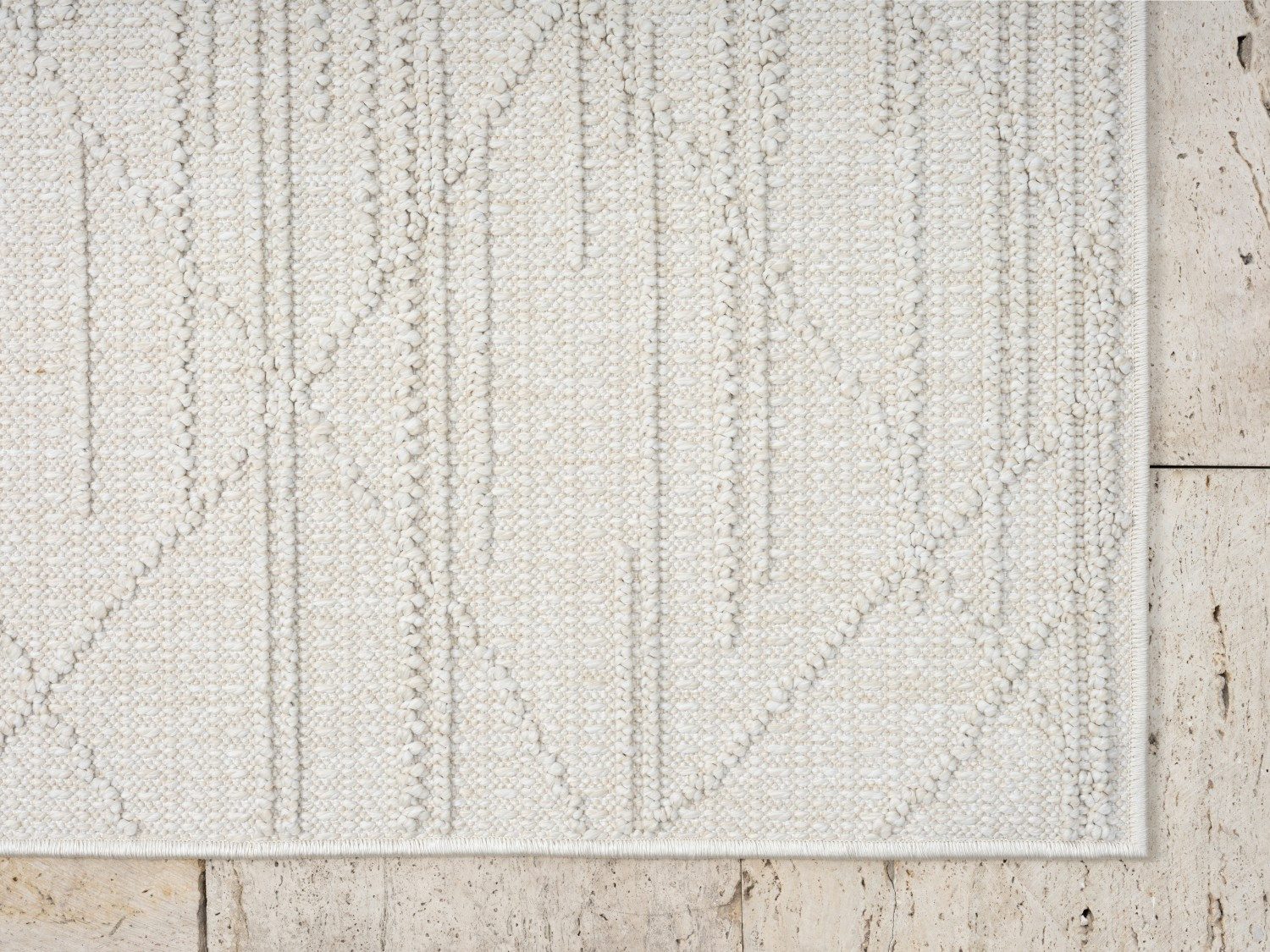 Myflair Möbel & Accessoires Vloerkleed Pluche voorraadopruiming Uni-kleuren, hoog-laag effect, geschikt voor buiten, balkon, terras