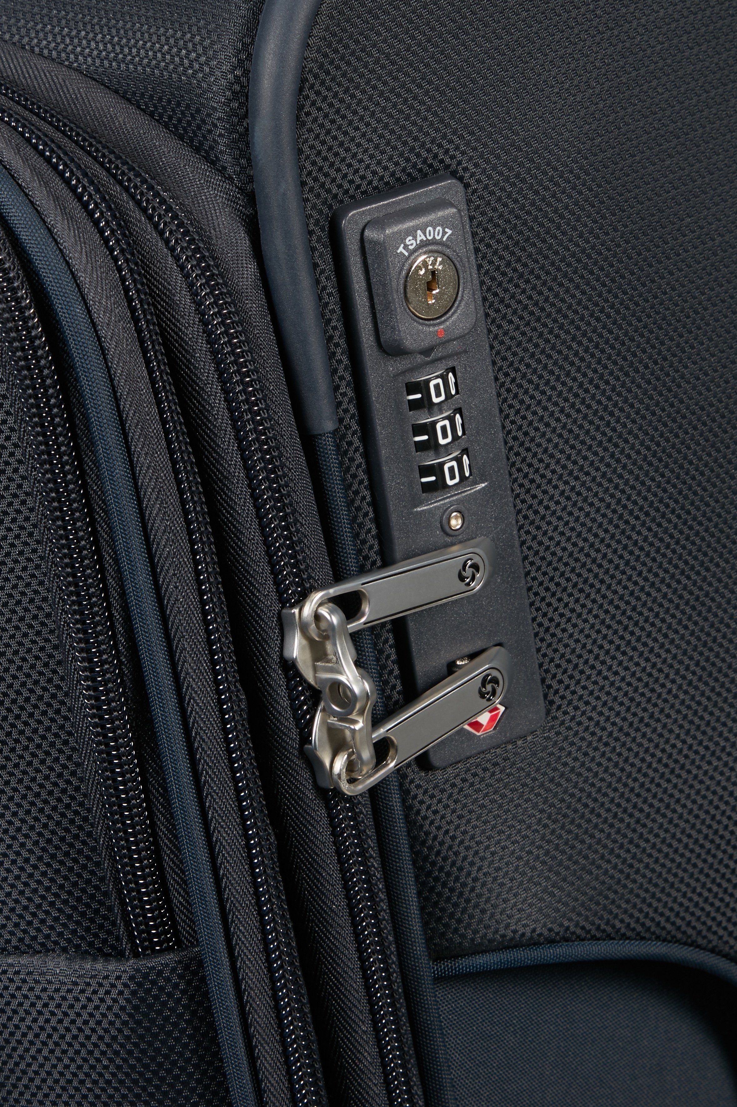 Samsonite Zachte bagage trolley D'LITE, verschillende maten en kleuren Reiskoffer zachte schaal koffer TSA-cijferslot in klassiek ontwerp
