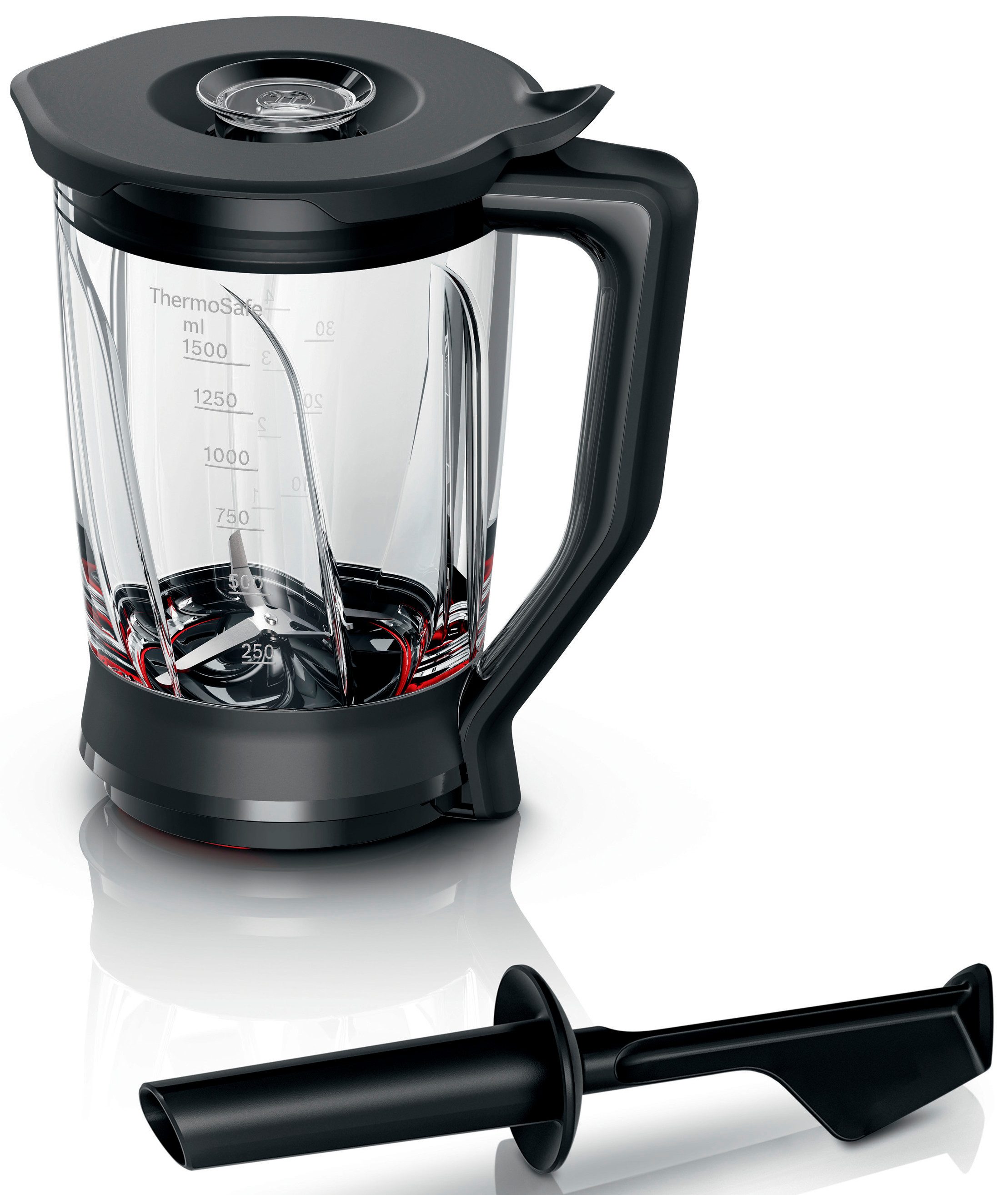 BOSCH Mix-opzet MUZ9MX2 van glas, geschikt voor bosch-keukenmachines mum9….