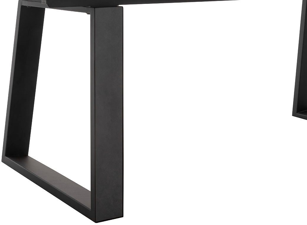 MCA furniture Eettafel NARBONNE onderstel tafel 200-300 cm Keramiek, metaal, eindschuif, uittrekbaar, tafelblad 13 mm, 10-12 personen