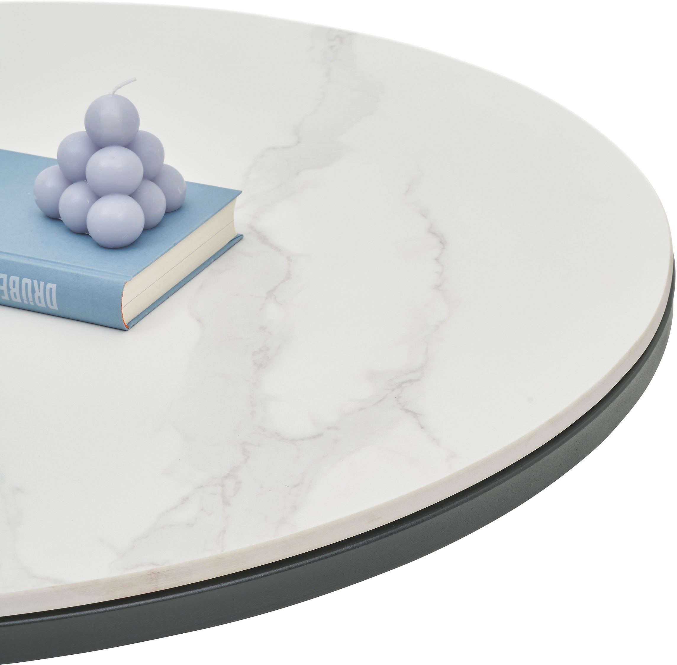 Stolkom Salontafel Gino 2-delig set keramiek, tafel gemarmerd