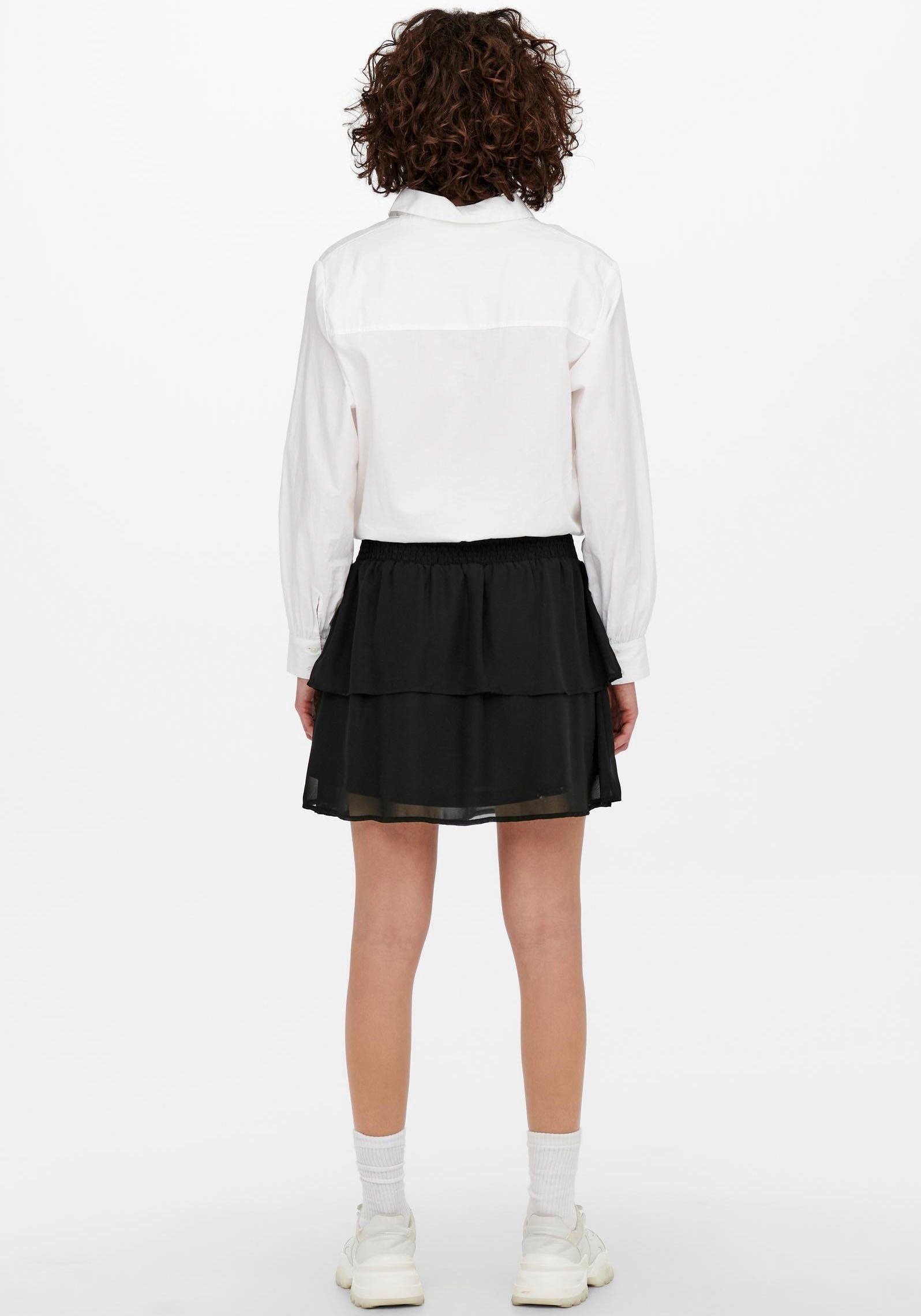 Only Minirok ONLANN STAR LAYERED SMOCK SKIRT