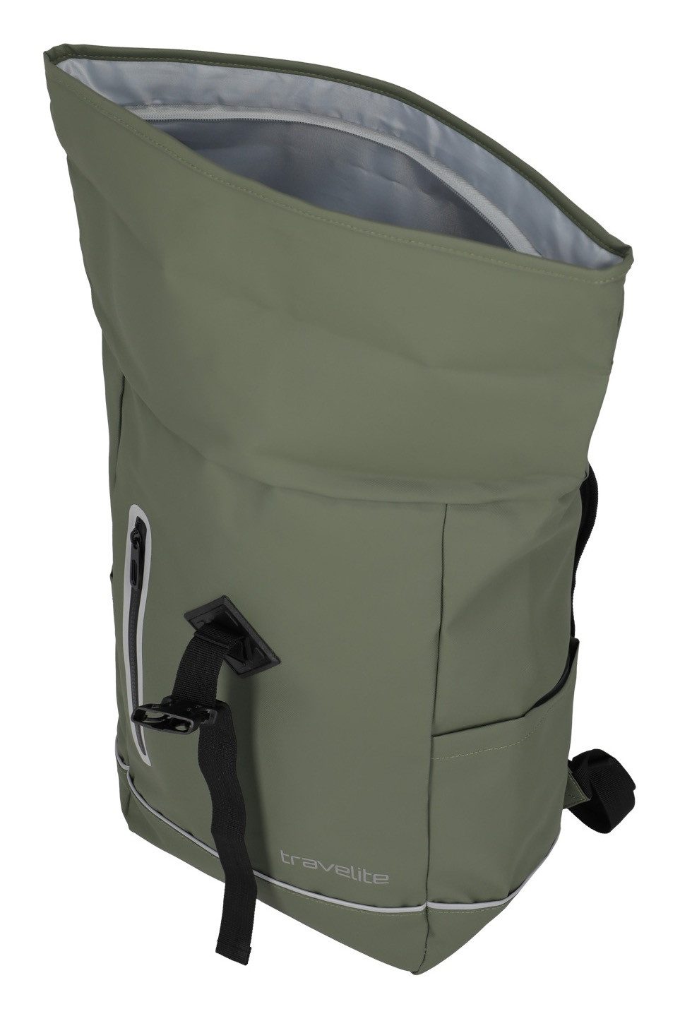 travelite Vrijetijdsrugzak BASICS roll-up rugzak zeil Wandelrugzak Reisrugzak Streetpack Werkrugzak