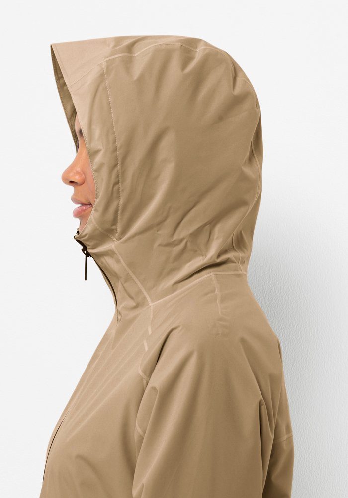Jack Wolfskin Functioneel jack MAINKAI LONG JKT W