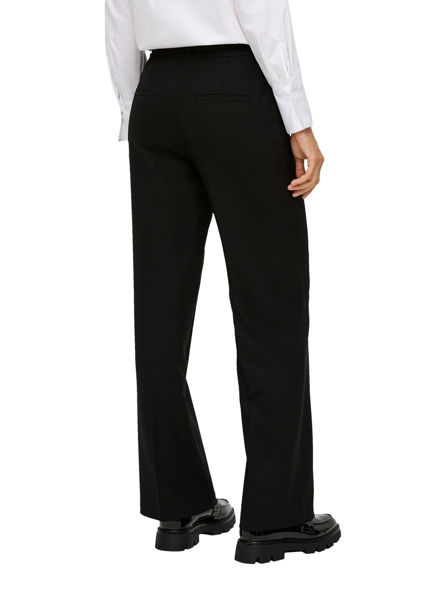 s.Oliver BLACK LABEL Persplooibroek in unikleur