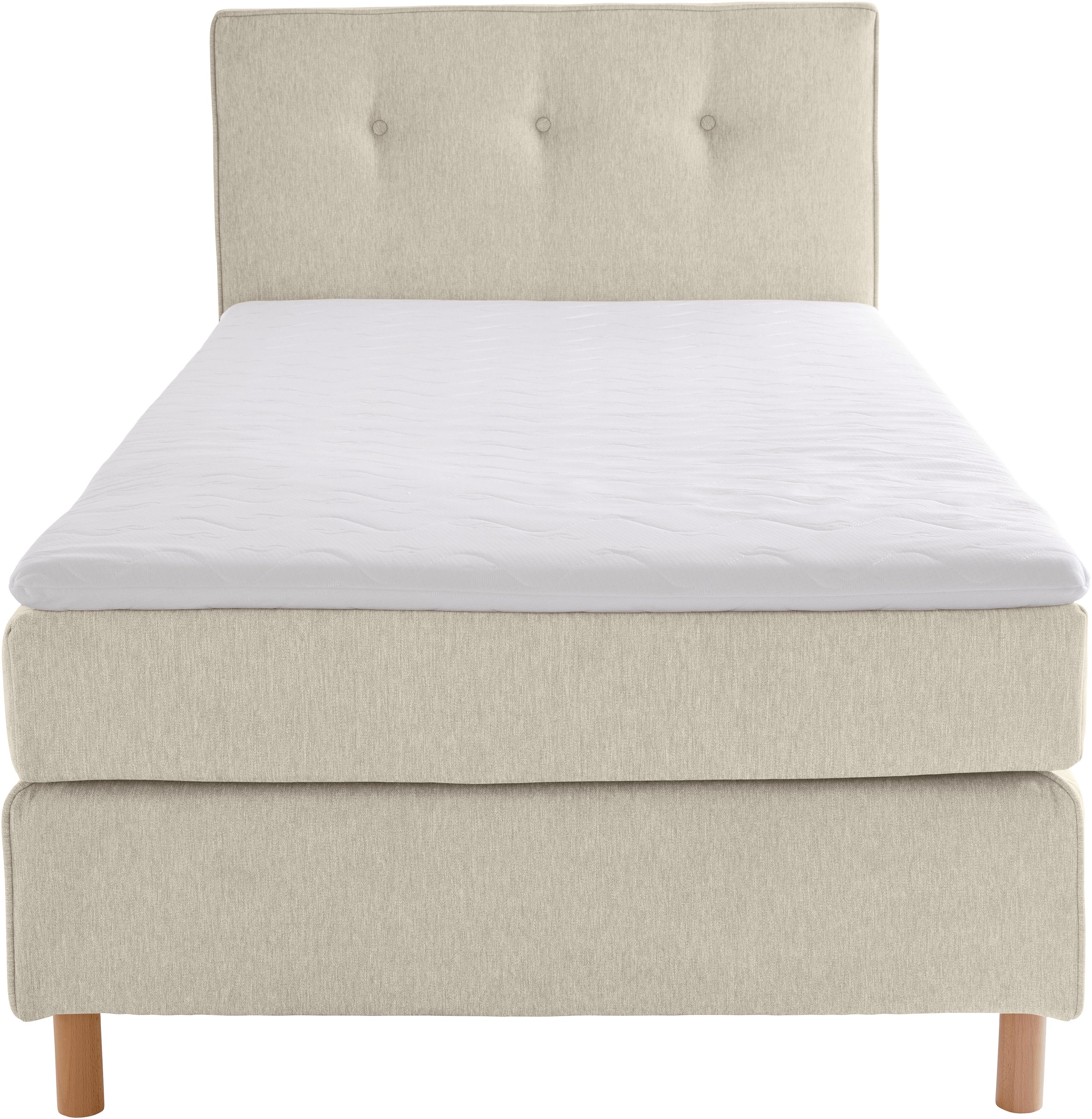 Home affaire Boxspring Heimatblick 100x200cm naar wens uitbreidbaar naar dubbel- en familiebest