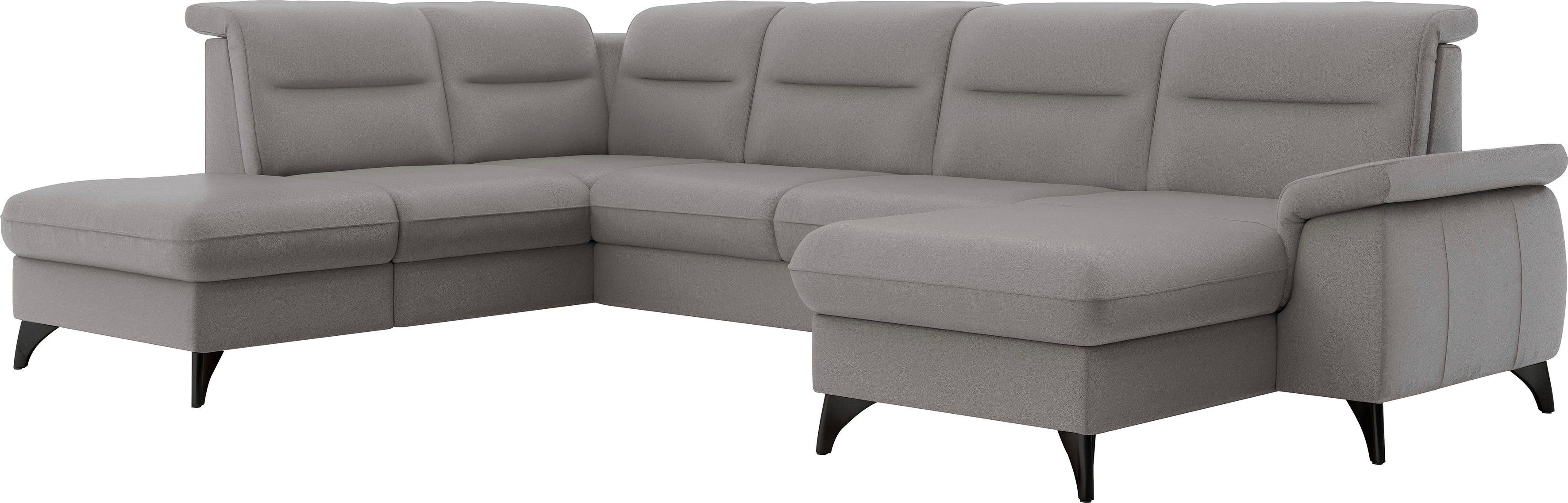 sit&more Zithoek Astoria U-vorm naar keuze met motorische relaxfunctie