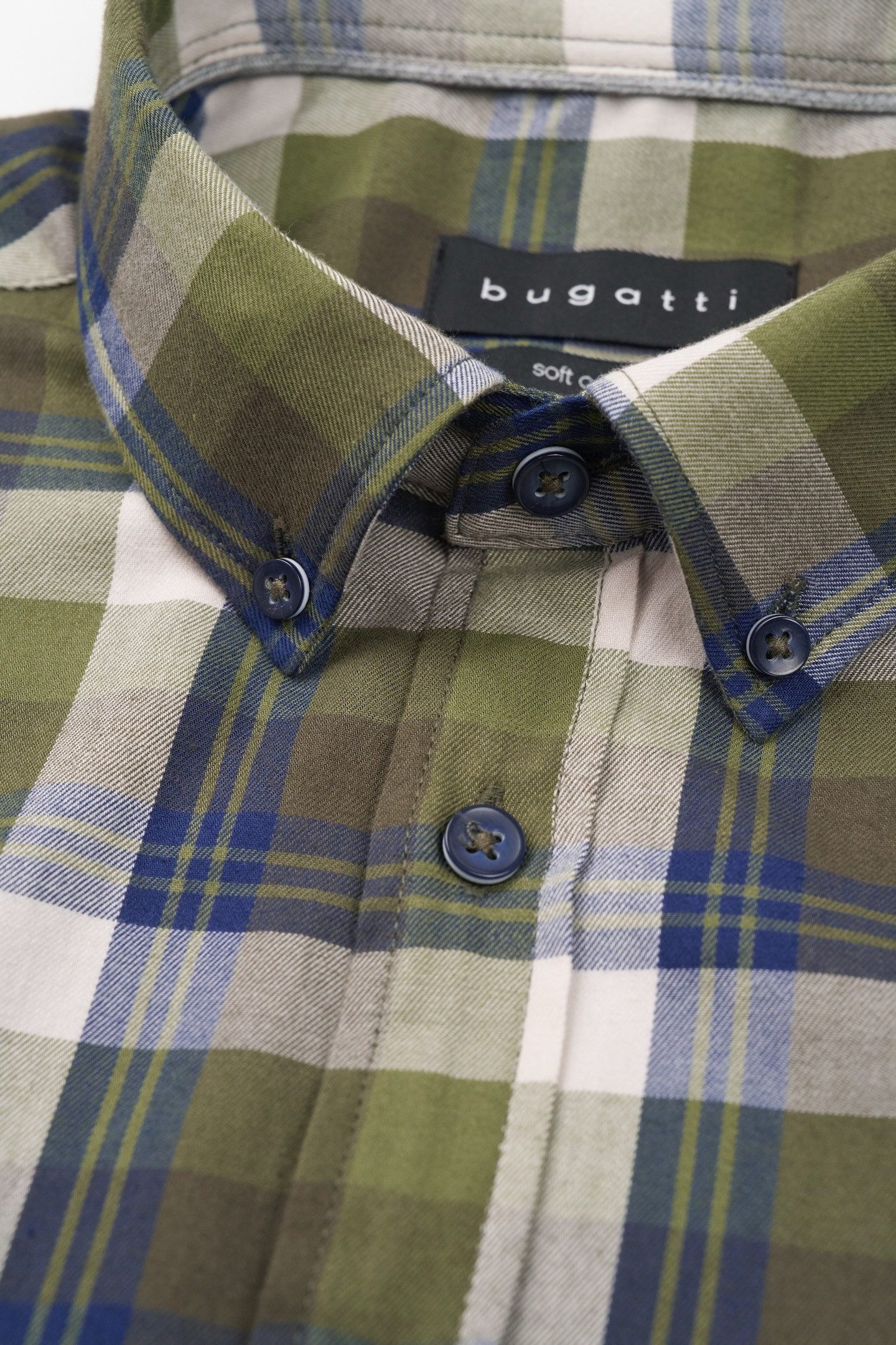 Bugatti Overhemd met lange mouwen met button-down