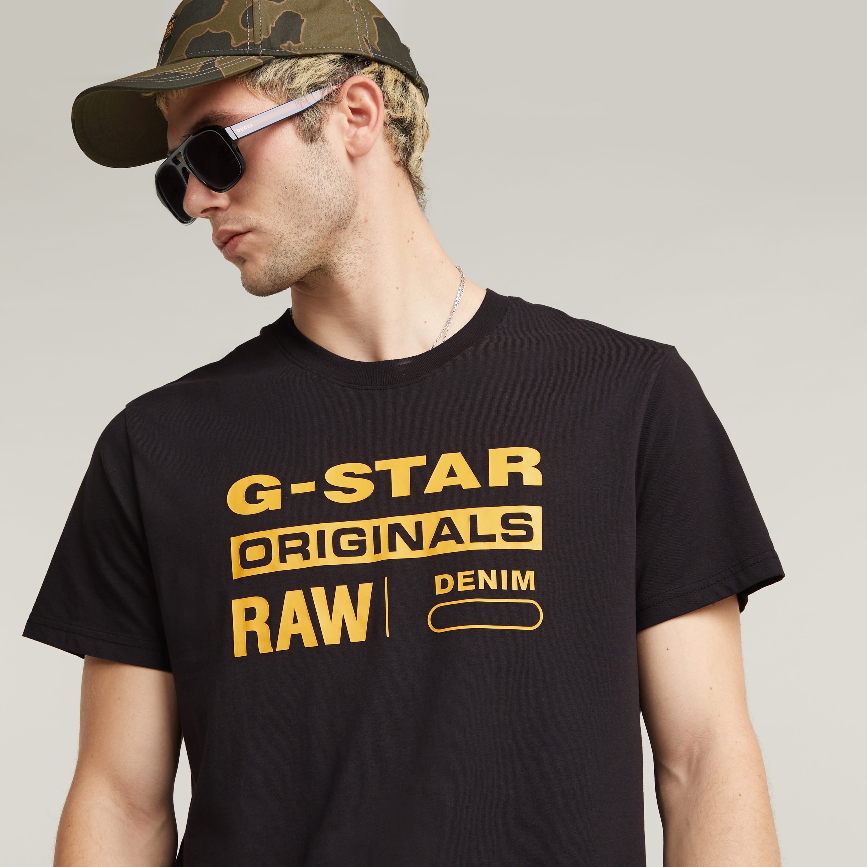 G-Star RAW Shirt met ronde hals Swando