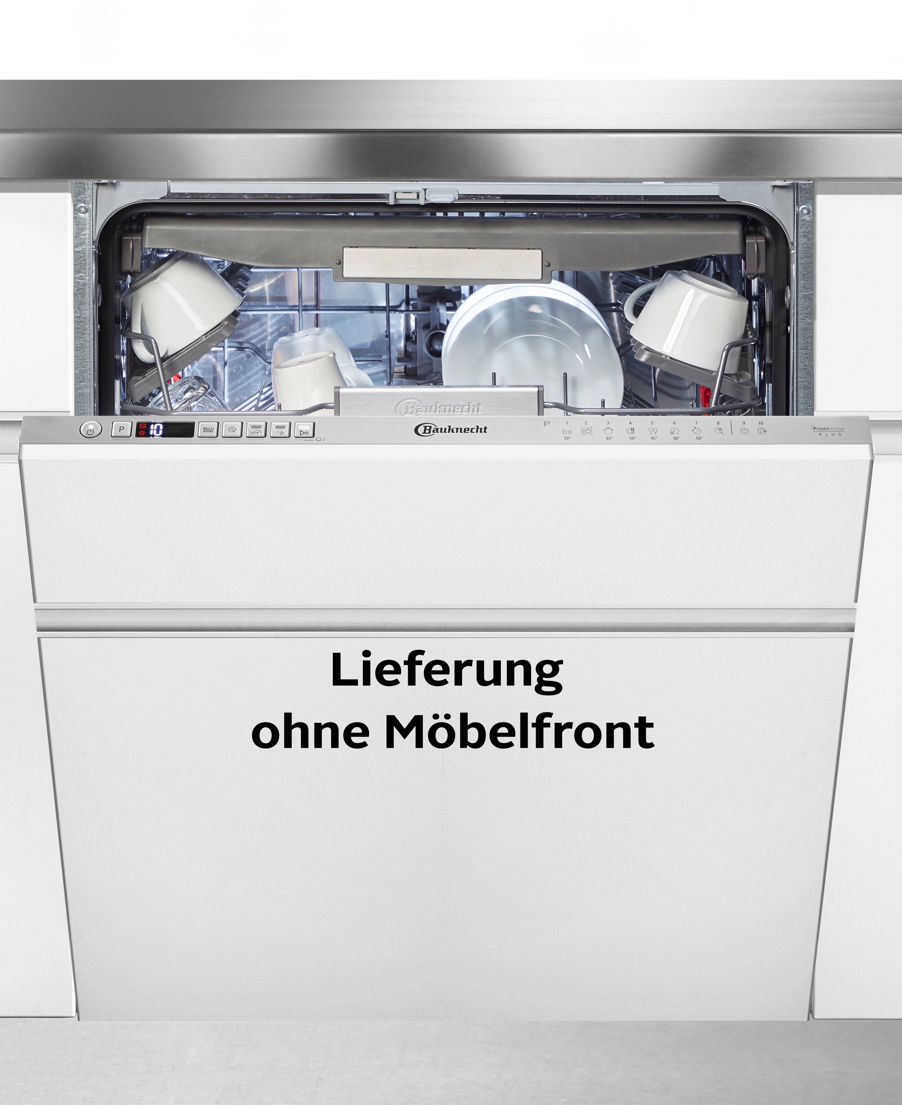 BAUKNECHT Volledig geïntegreerde vaatwasser OBIO POWERCLEAN 6330, 82 cm x 59,8 cm