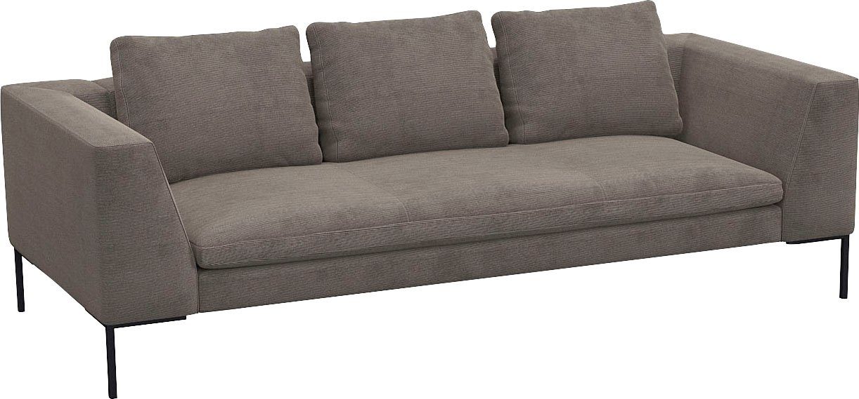 FLEXLUX 3-zitsbank Loano, supercomfortabel zitcomfort door koudschuim in de zitting