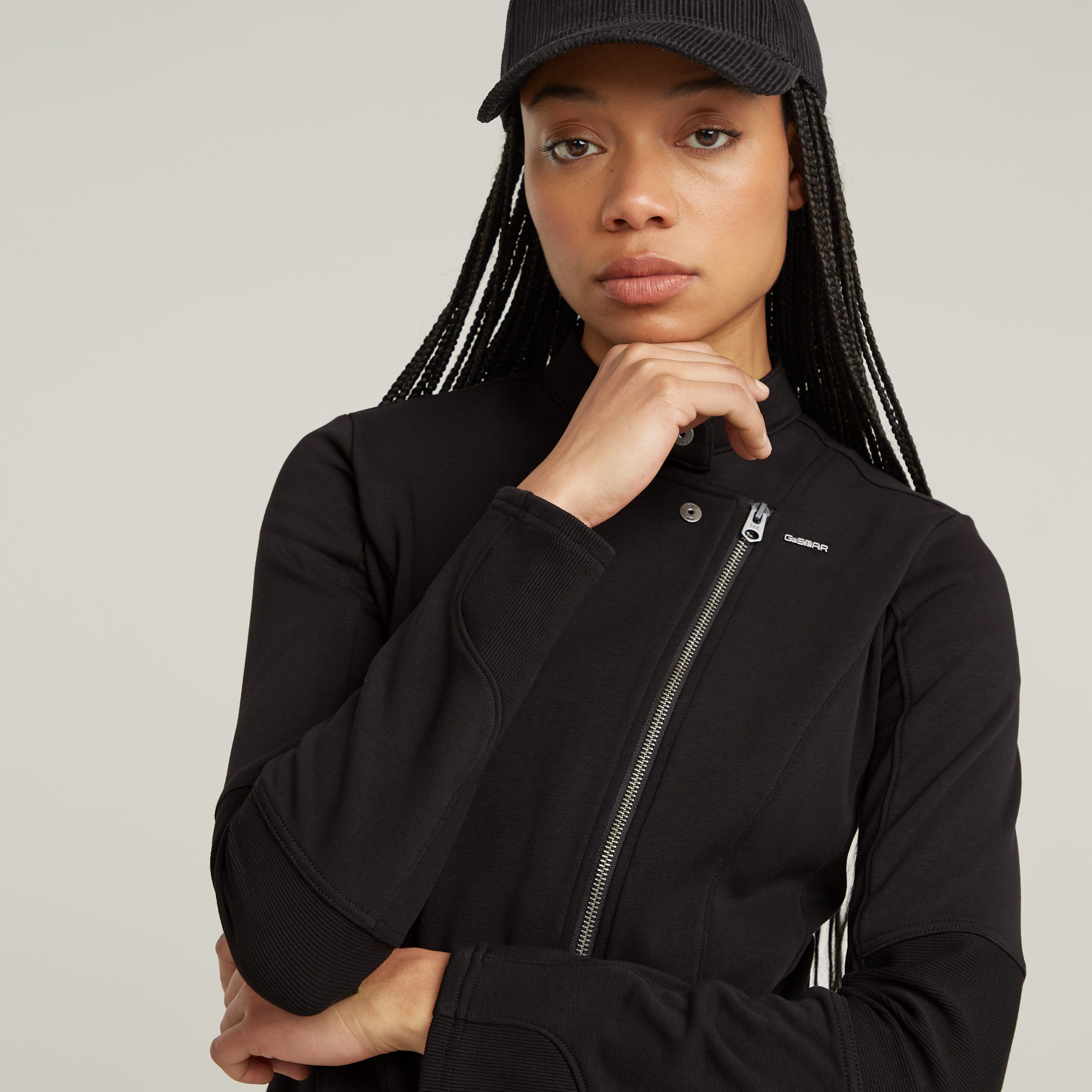 G-Star RAW Sweatvest Biker Slim Jacket