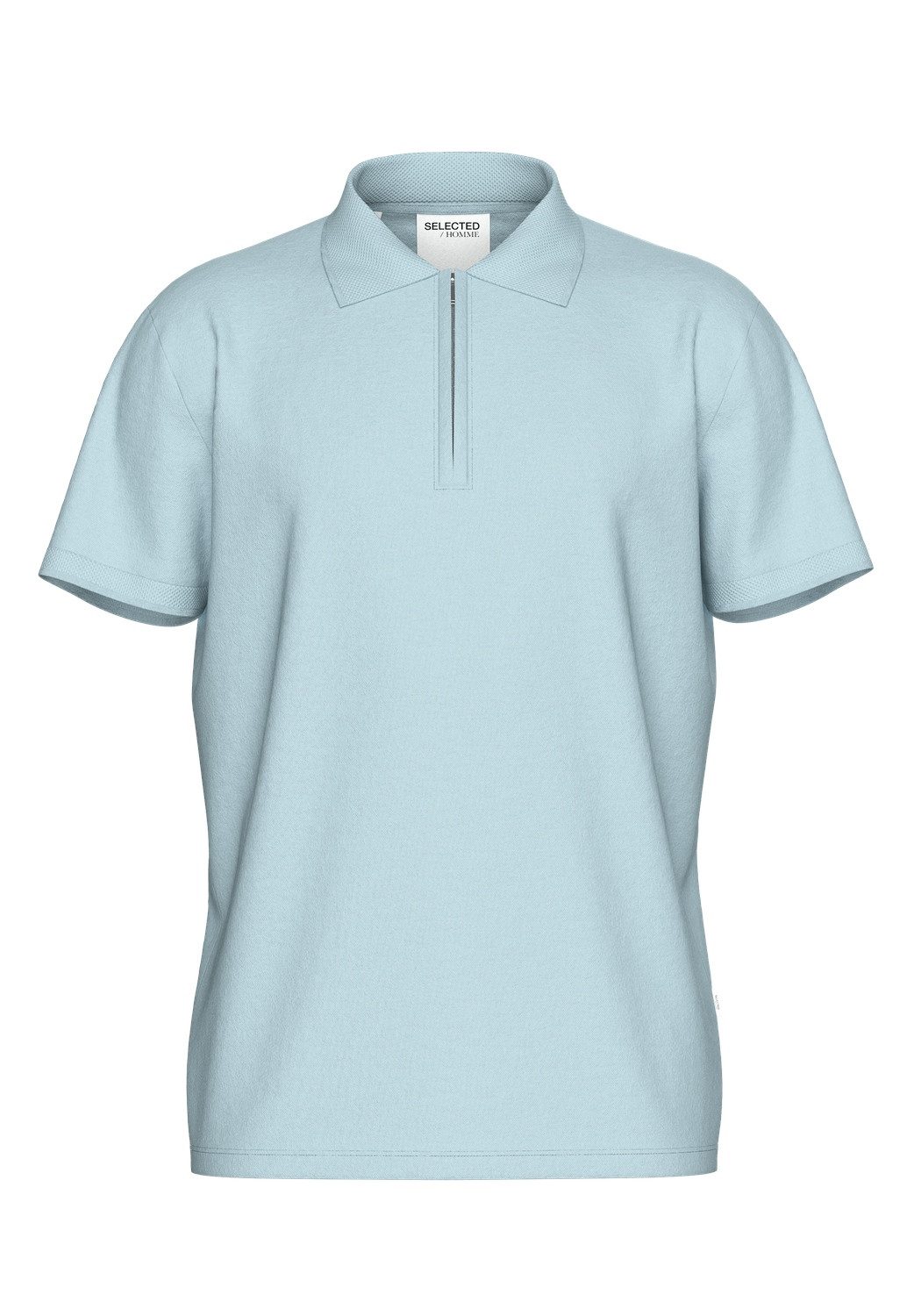 SELECTED HOMME Poloshirt SLHFAVE ZIP SS POLO NOOS