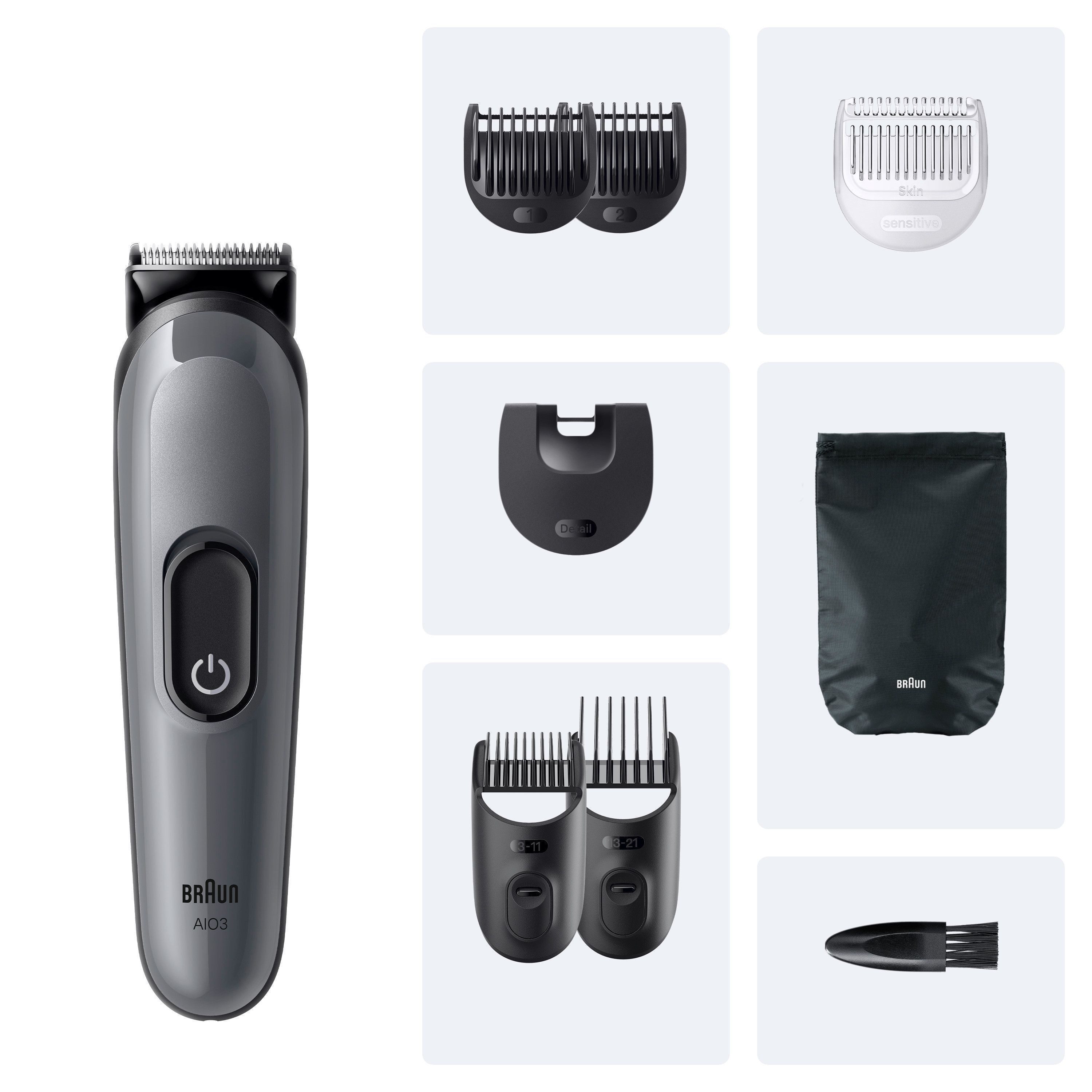 Braun Tondeuse All-in-One Series 3, 8in1 Pflegeset
