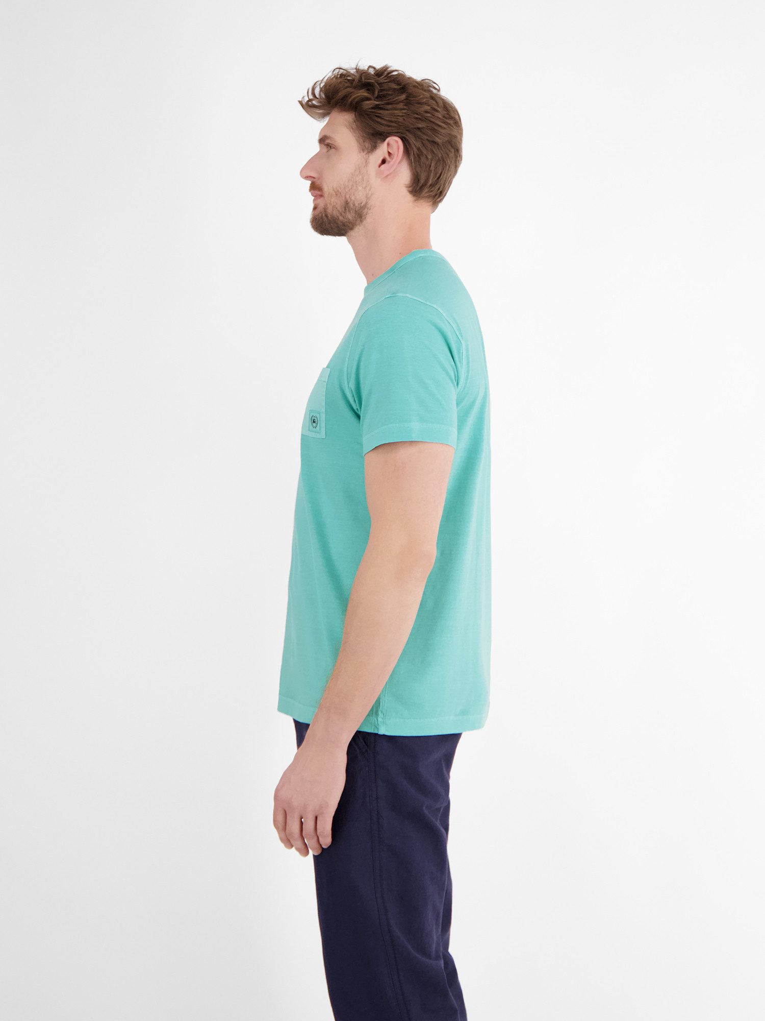 Lerros T-shirt LERROS T-shirt met borstzak