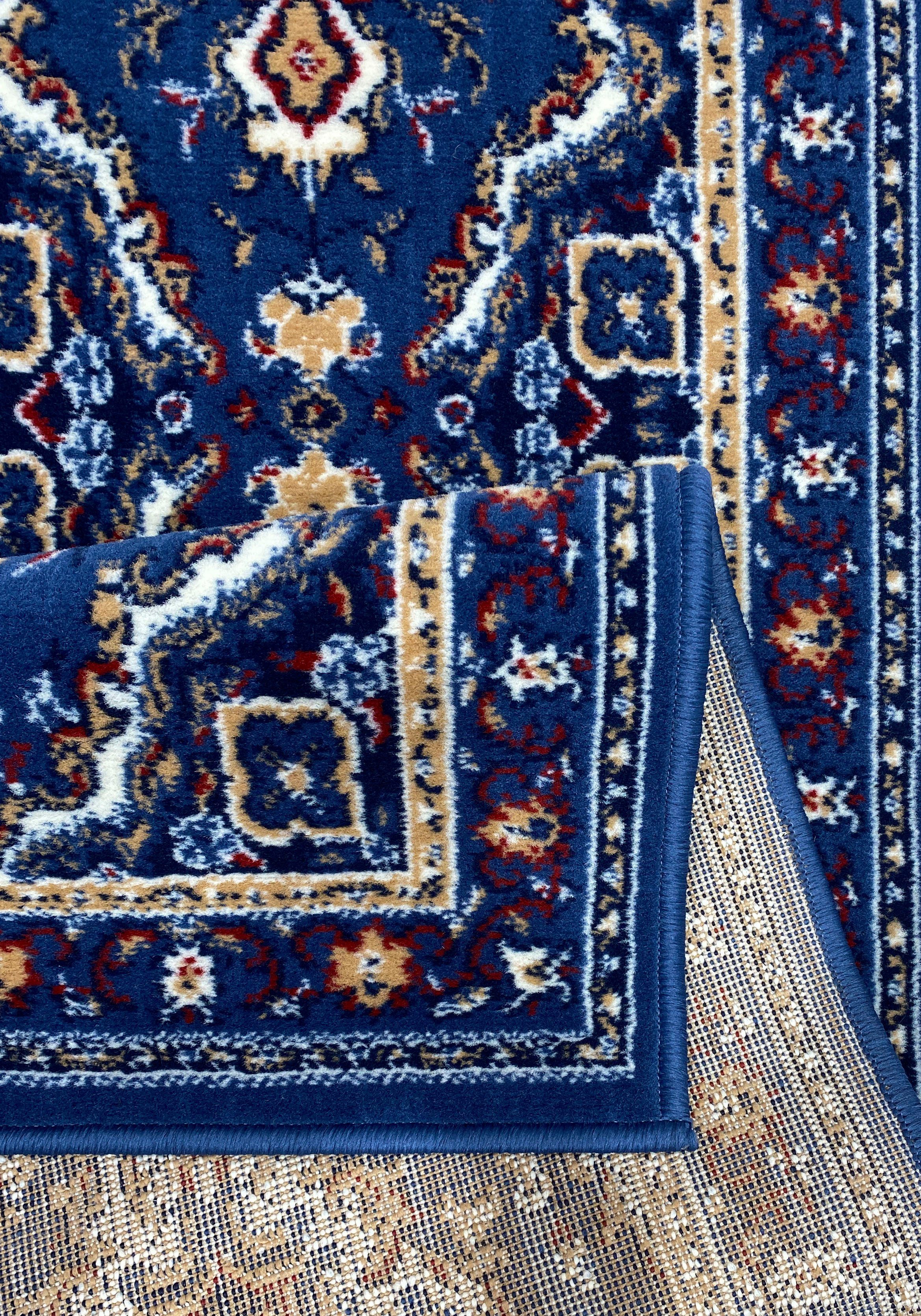 my home Set slaapkamerkleedjes Oriental, Made in Belgium Loperset, korte pool, oriënt-look, met randdessin, gemakkelijk in onderhoud, elegant