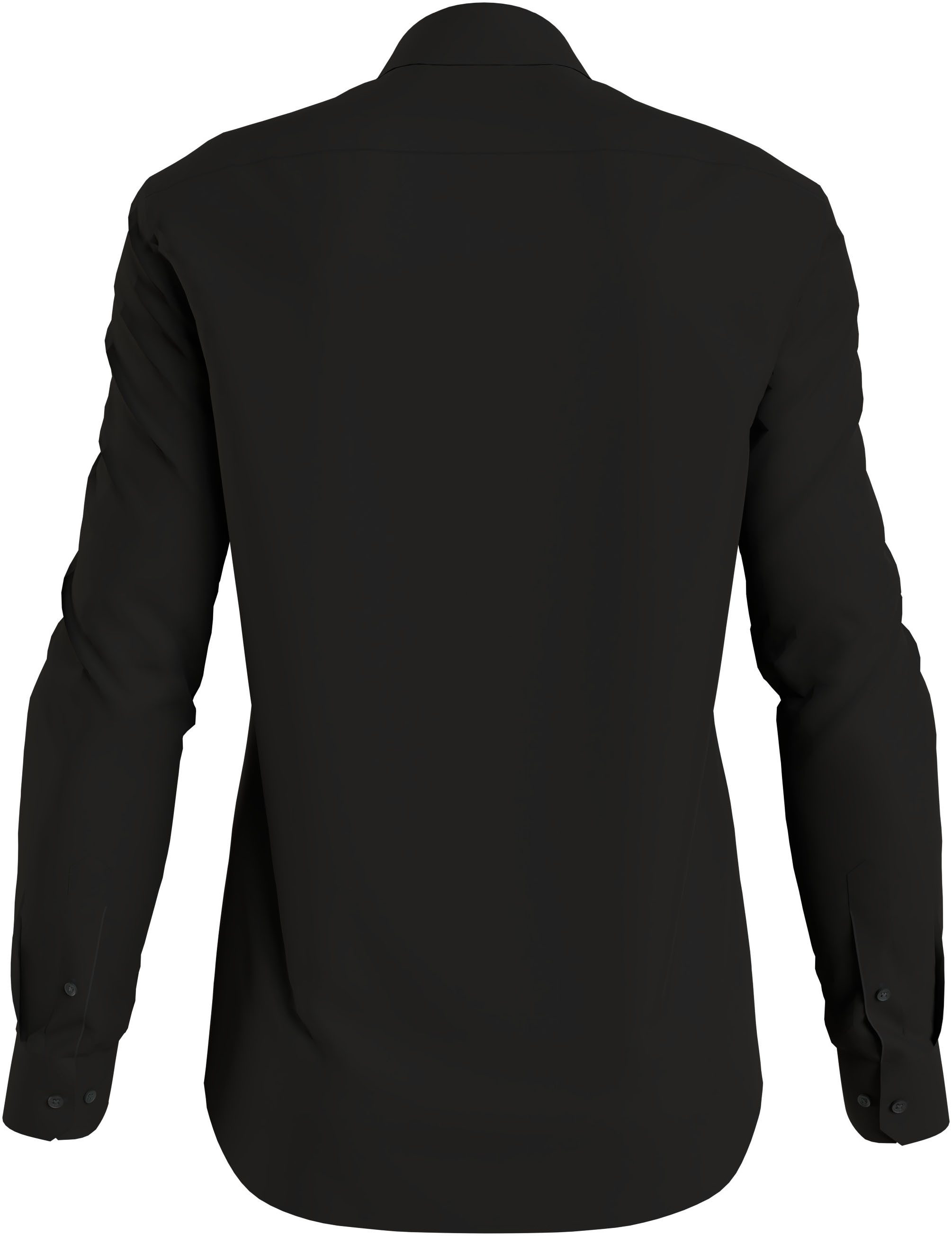 Calvin Klein Overhemd met lange mouwen BT_STRETCH POPLIN SLIM SHIRT in grote maten met doorlopende knoopsluiting
