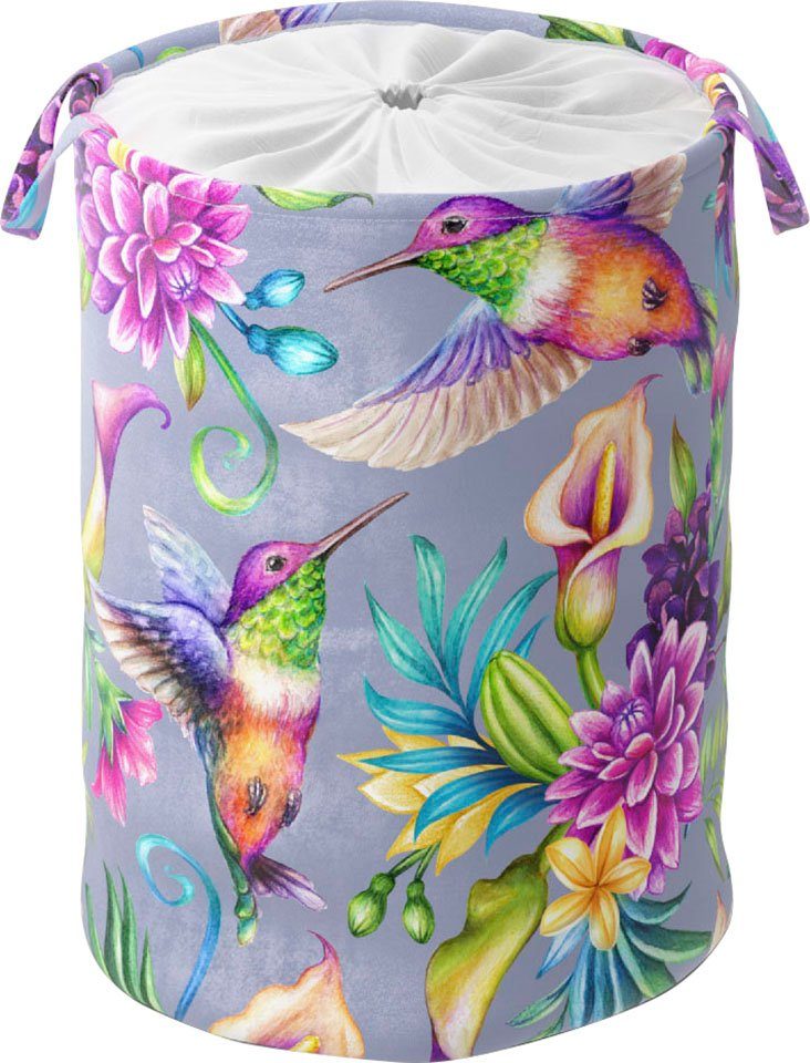 Sanilo Wasmand Kolibrie volle kleuren, fluweelzacht oppervlak, met deksel