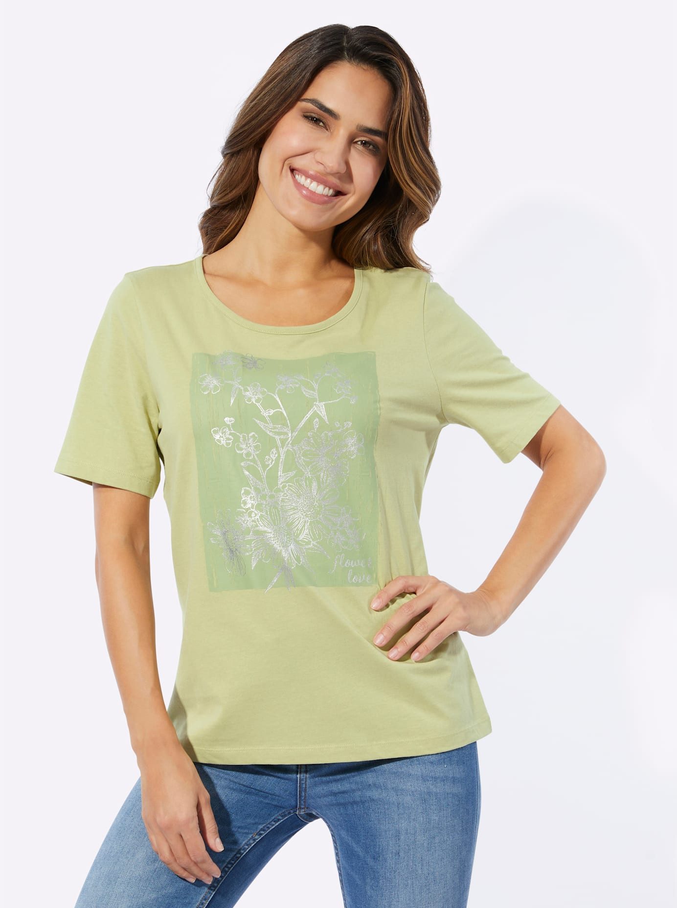 Classic Basics Shirt met ronde hals (1-delig)