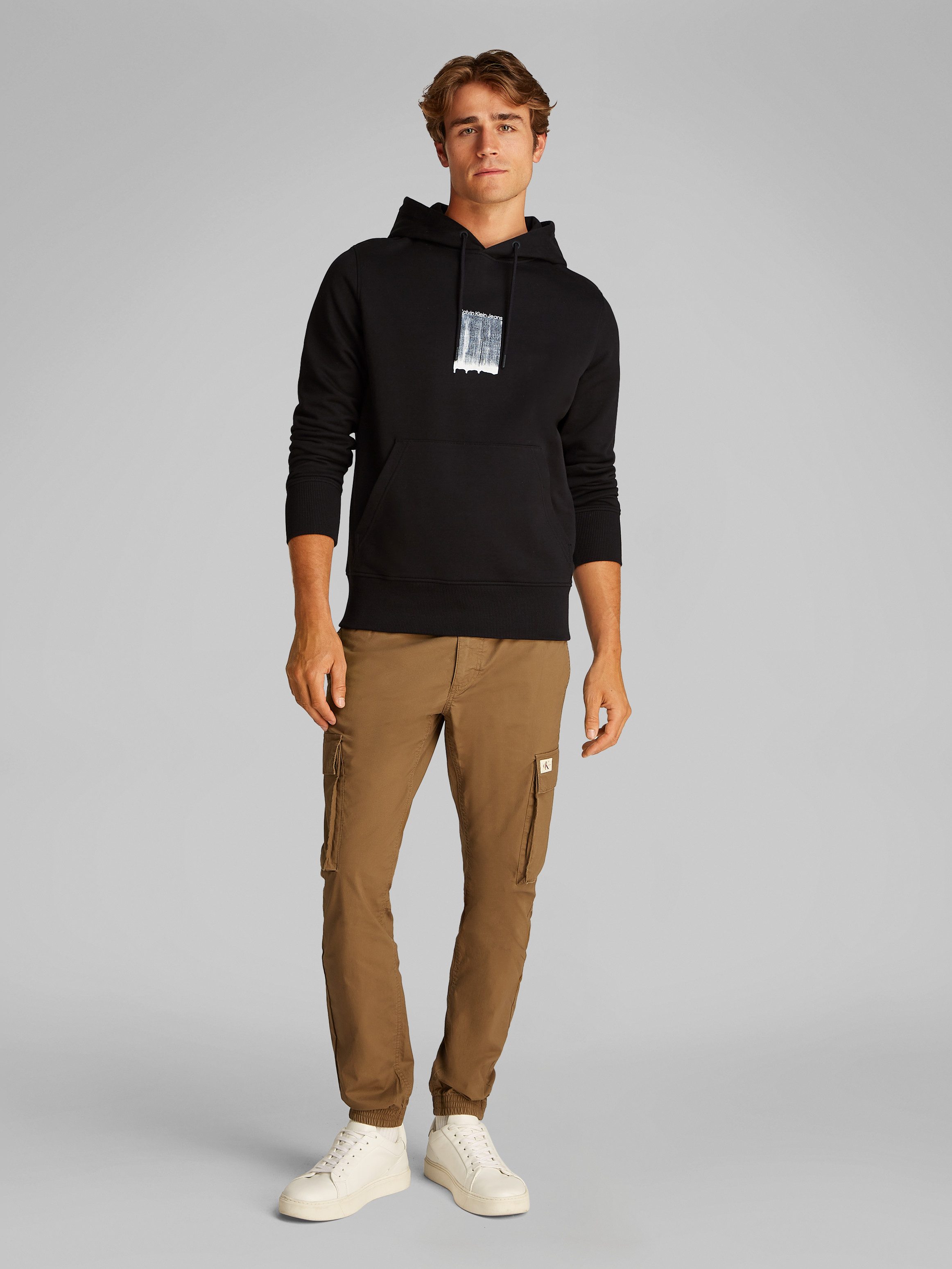 Calvin Klein Hoodie BRUSH STROKE GRAPHIC HOODIE