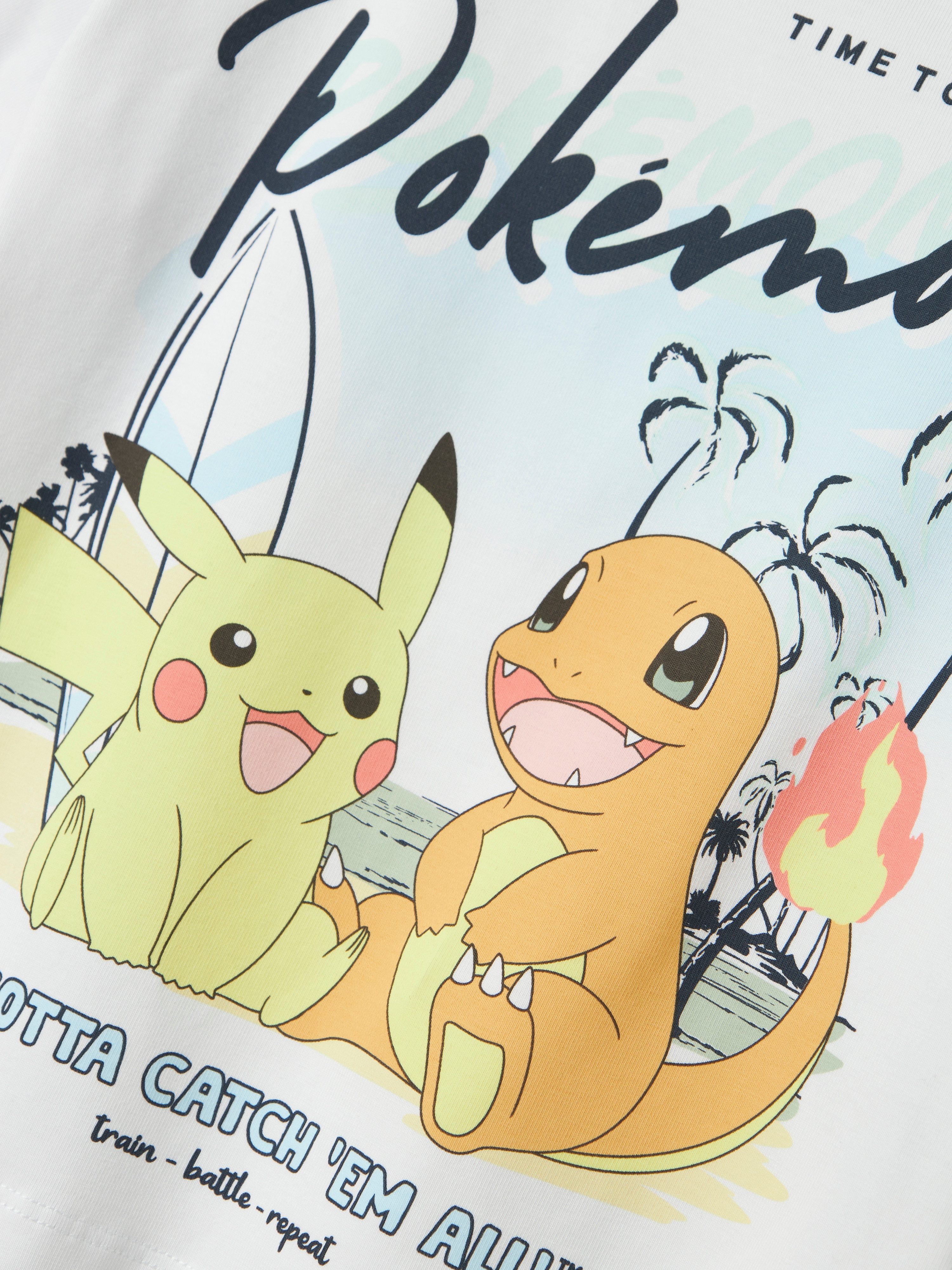 Name It Shirt met korte mouwen NMMMAGIL POKEMON NREG SS TOP BOX SKY