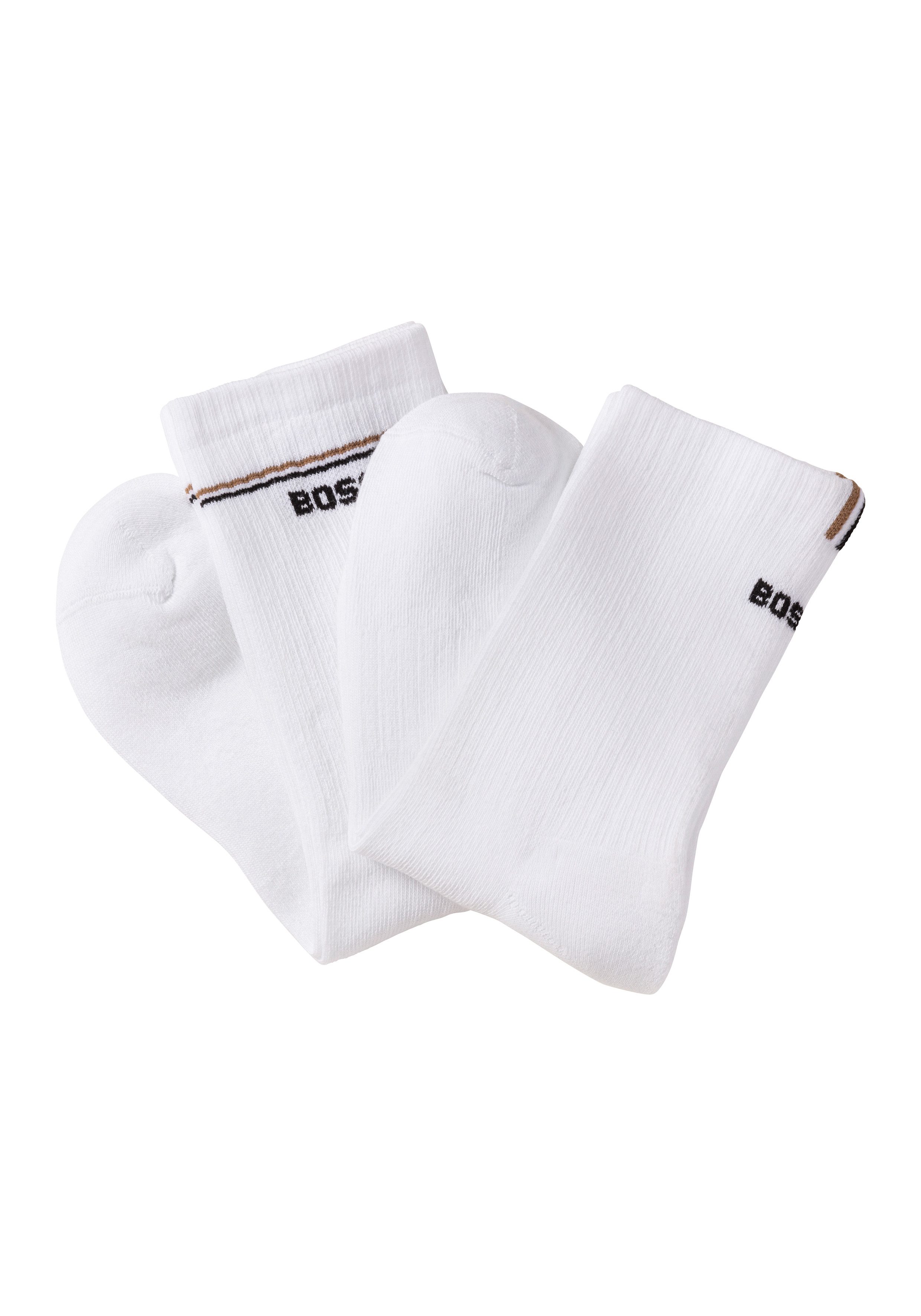 BOSS Sokken 2P QS Iconic CC W met boss logo-opdruk (set, 2 paar, 2 stuks)