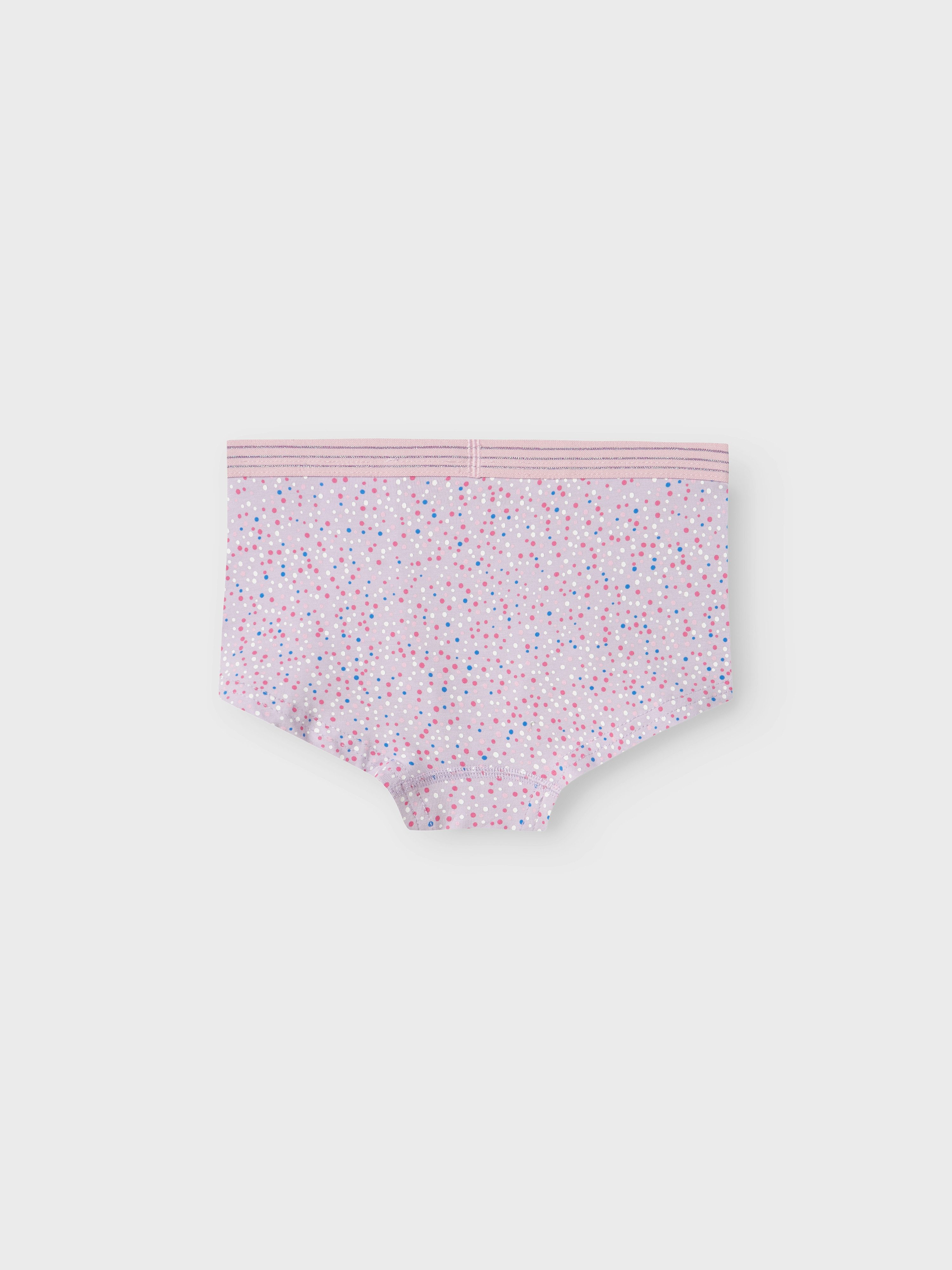 Name It Boxershort NKFHIPSTER 2P PASTEL LILAC DOT NOOS (set 2 stuks)