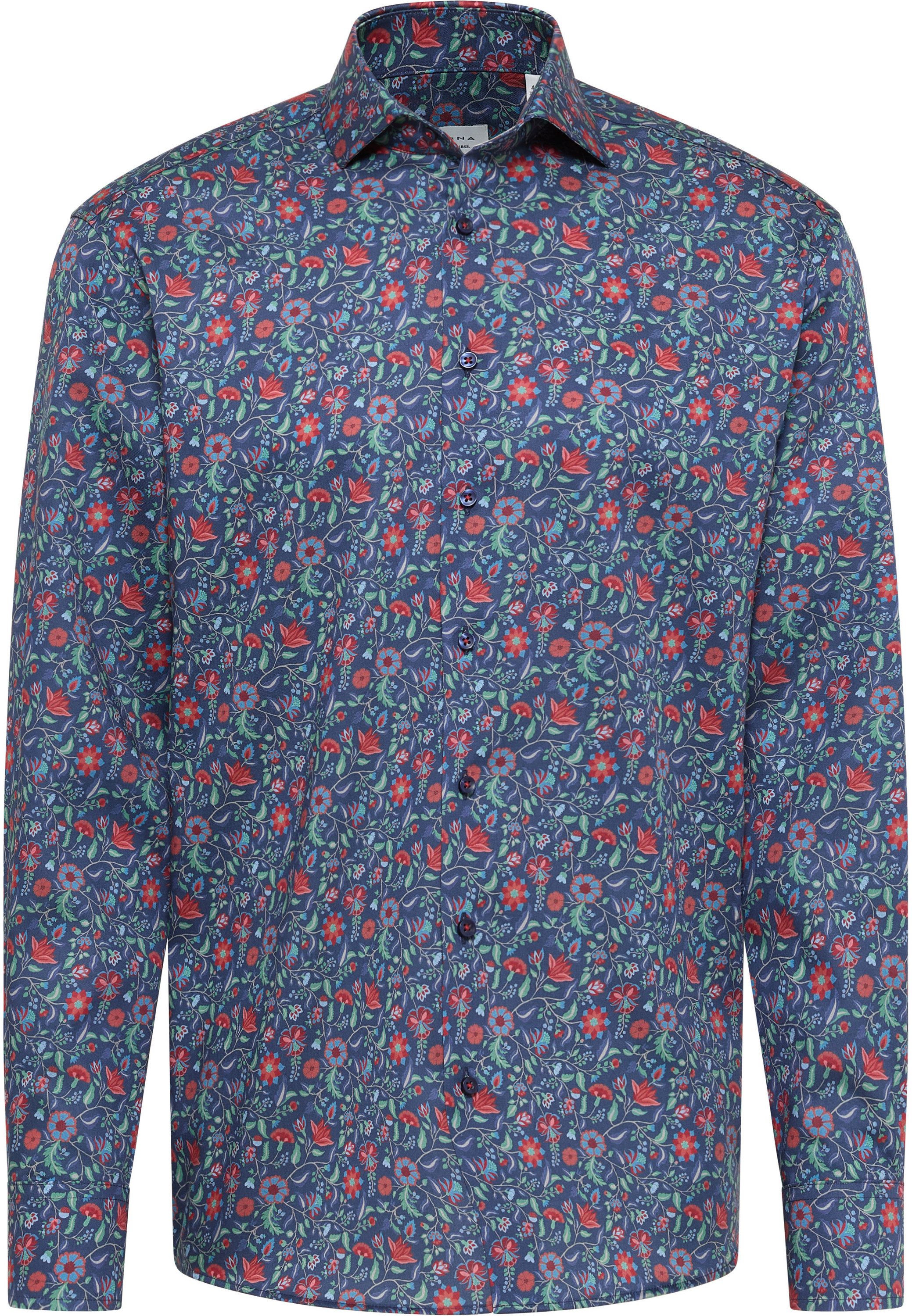 Eterna Overhemd met lange mouwen MODERN FIT NON IRON (strijkvrij)