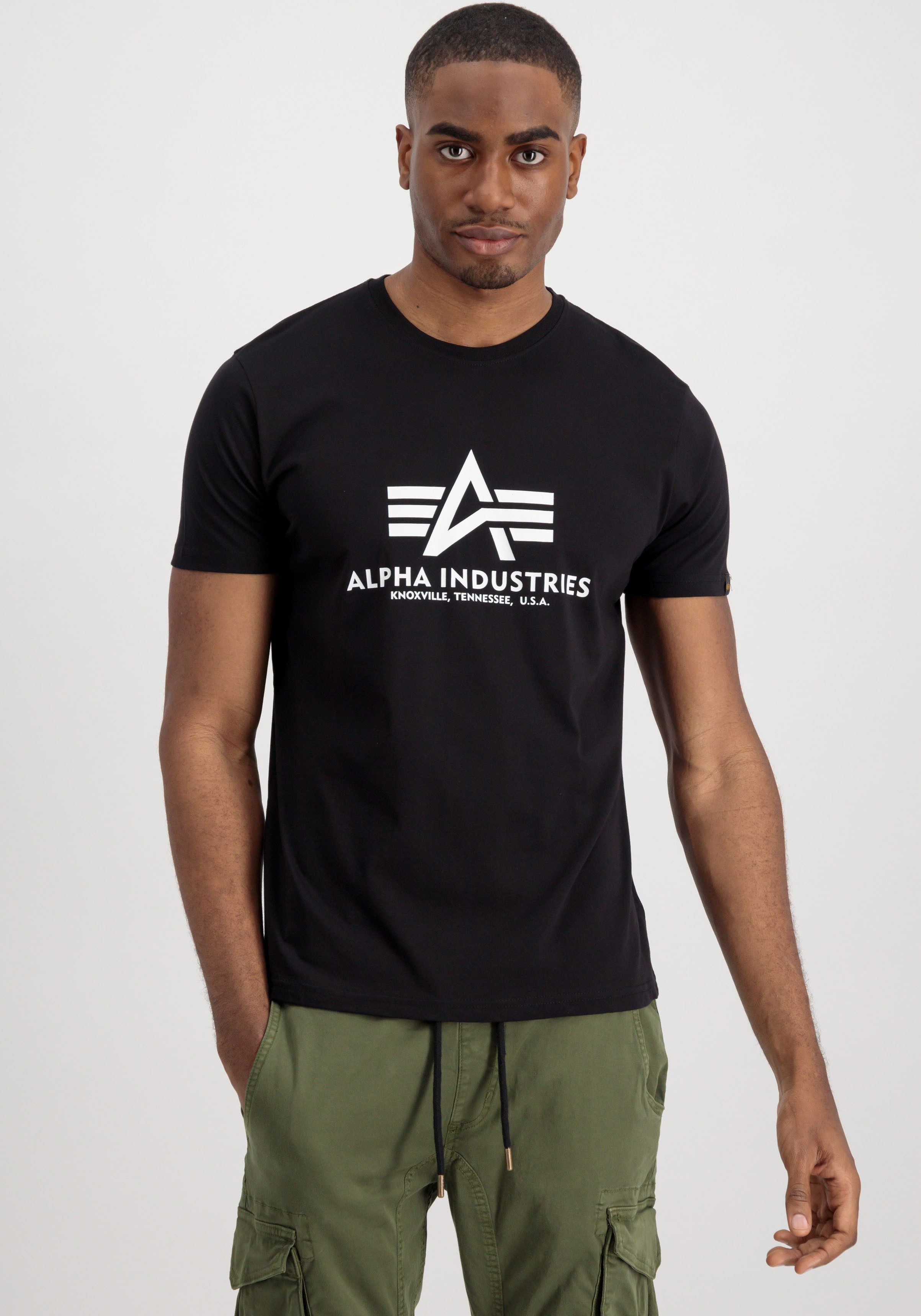Alpha Industries Shirt met ronde hals Basic T 2 Pack (set 2-delig)