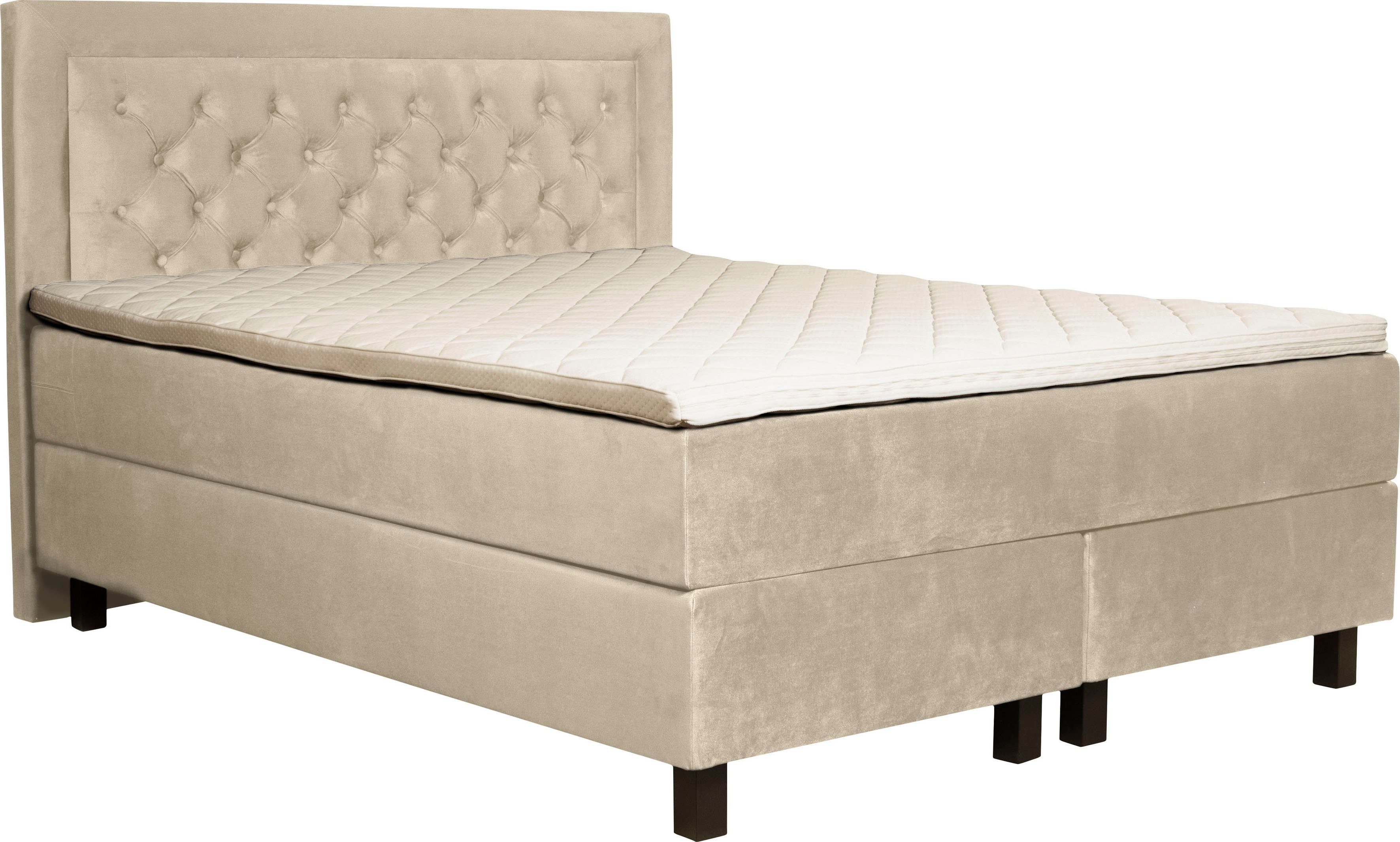 Leonique Boxspring JEANNE incl. topmatras met pocketveringsmatras