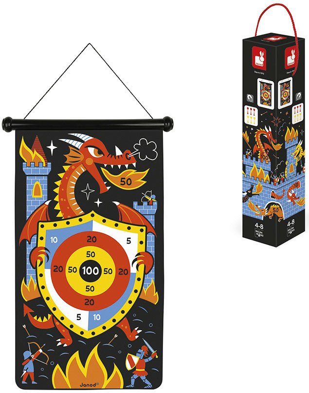 Janod Dartbord Magnetische dartspel draken