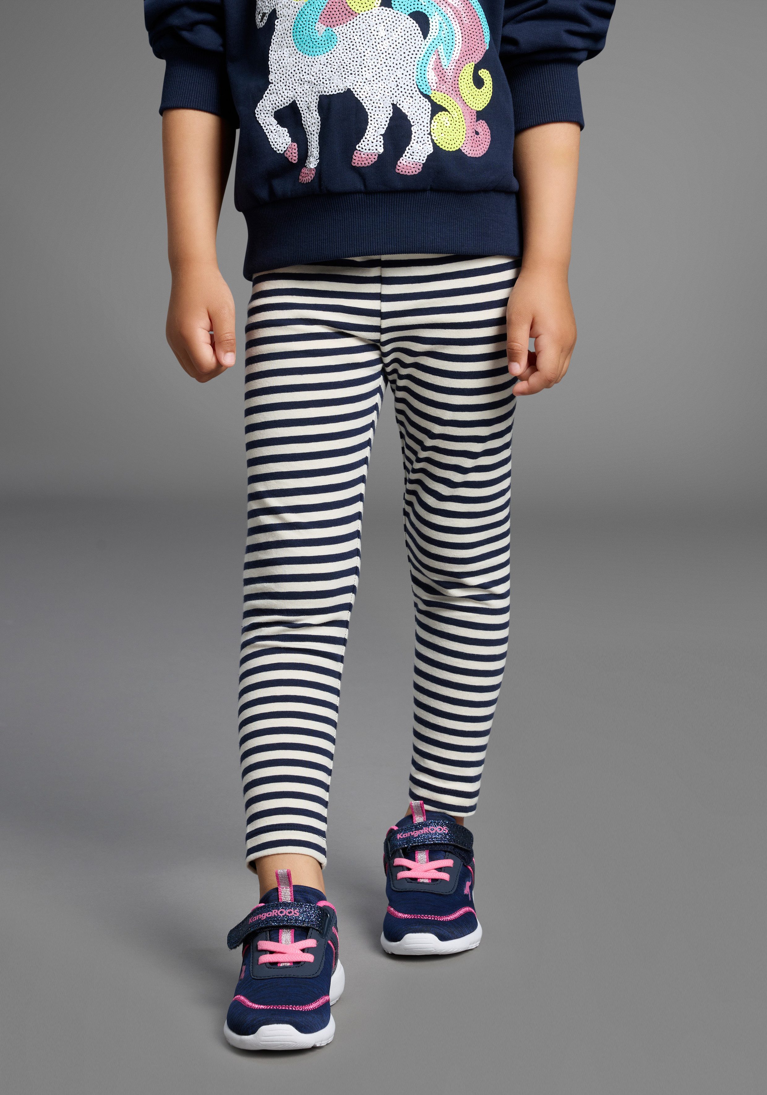 KIDSWORLD Legging 2-pack leggings met regenboog (2-delig)