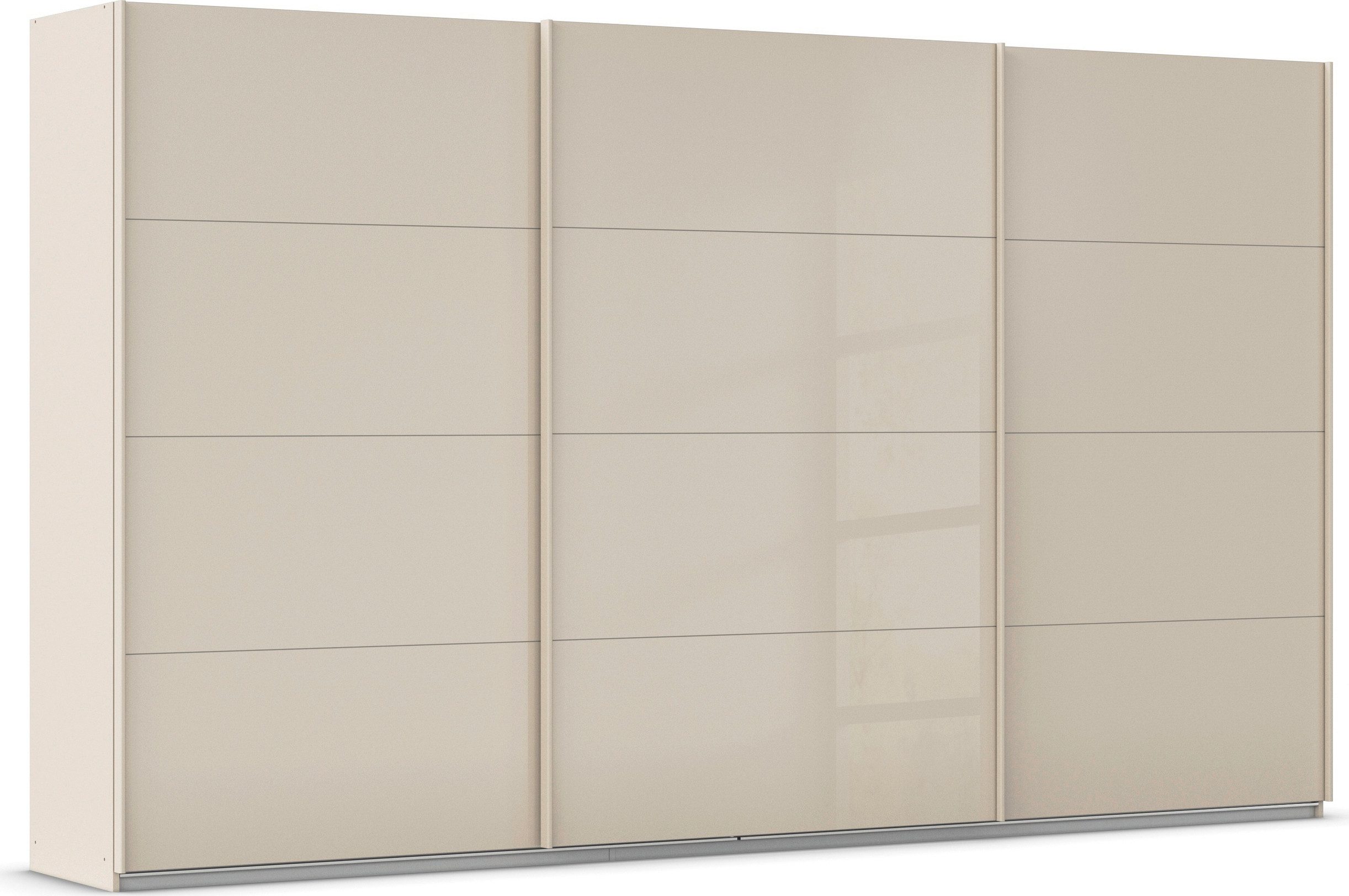 rauch Schuifdeurkast Kledingkast Kast Garderobe AGORDO met Glasfront doordachte binnenuitrusting, in 4 breedtes en 2 hoogtes made in germany