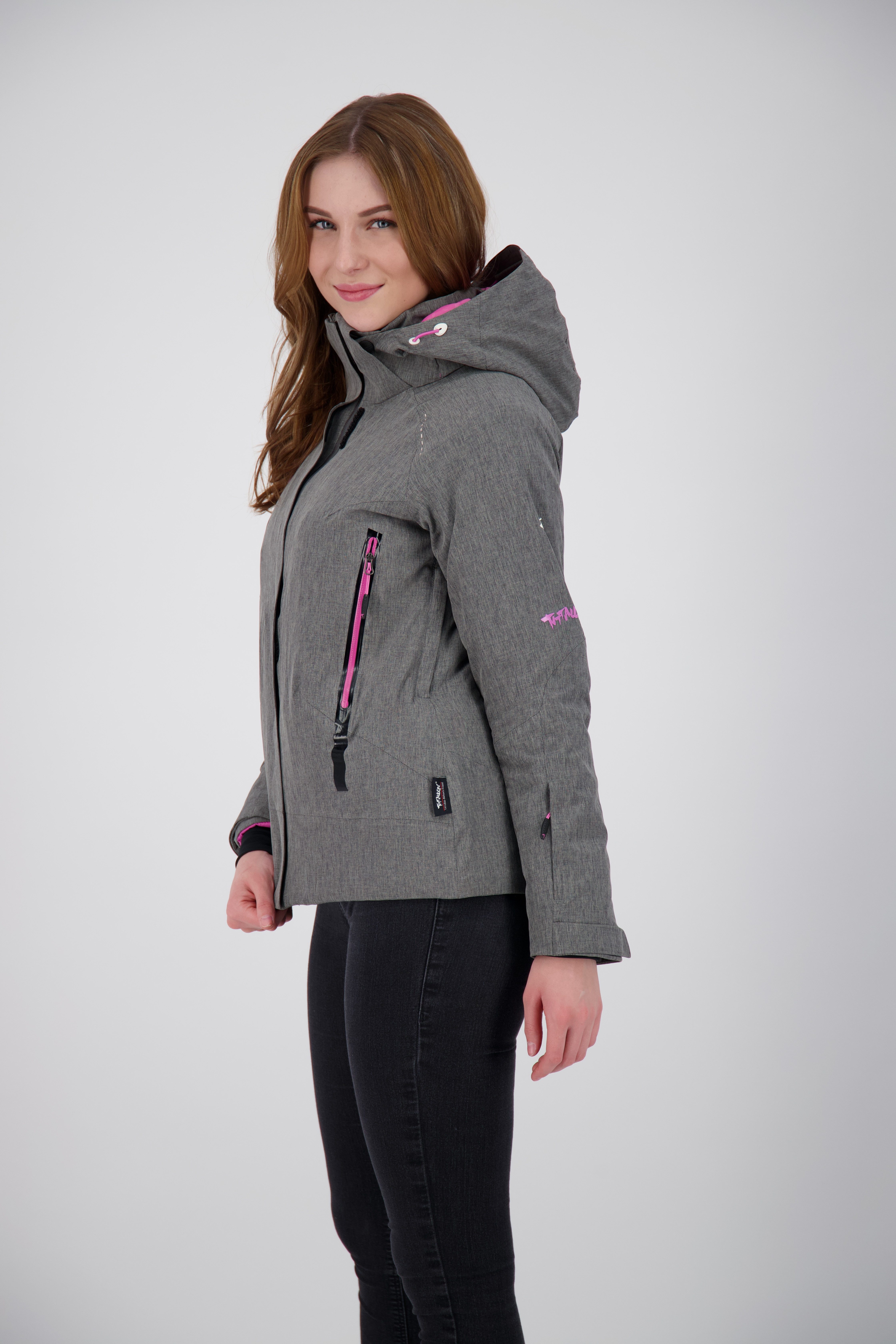 DEPROC Active Winterjack CALGARY WINTER Women zachte skijas in sportieve uitstraling