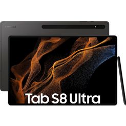 samsung tablet galaxy tab s8 ultra, 14,6", android,one ui,knox zwart